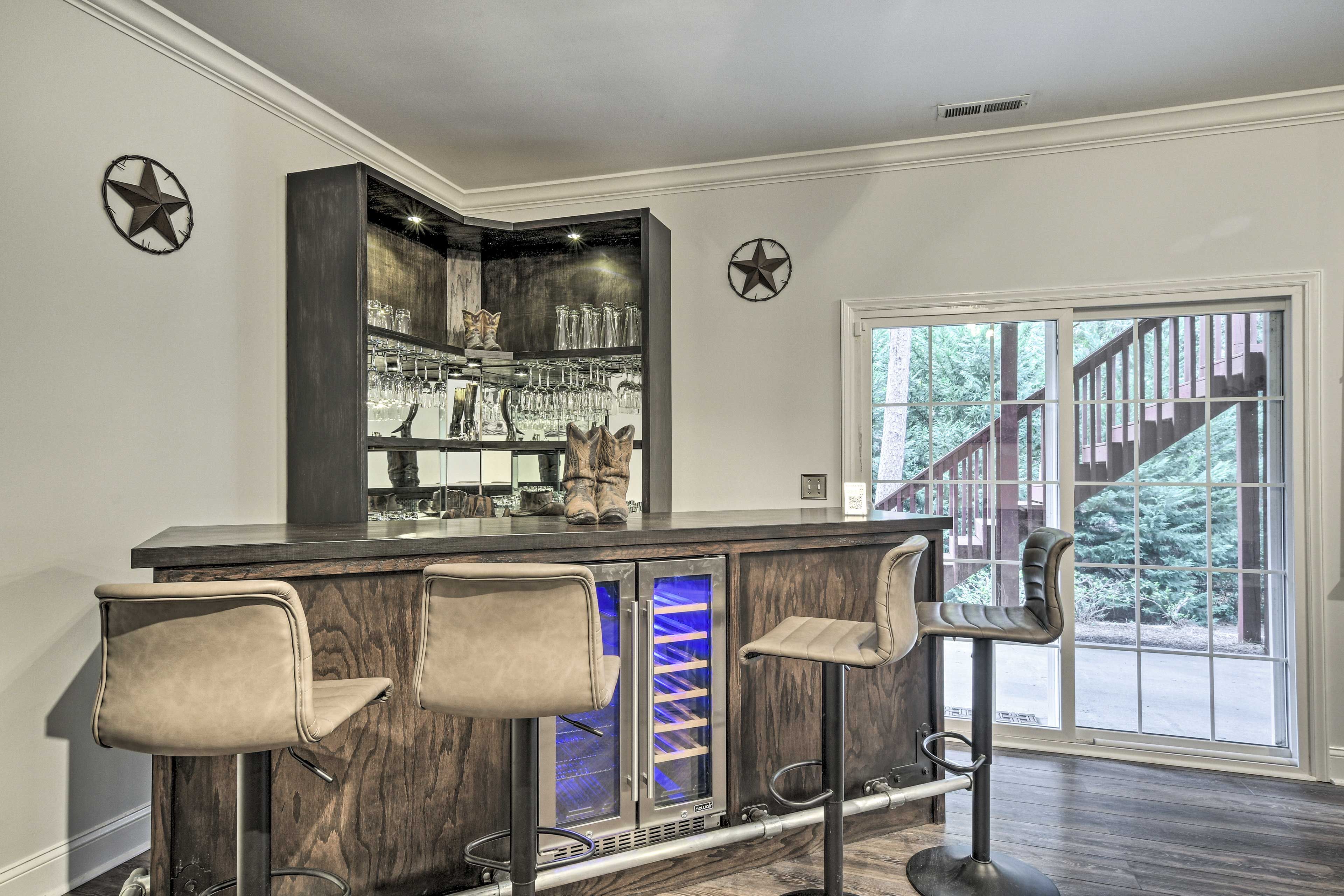 Game Room | Wet Bar | Wine Cellar | Access to Back Yard