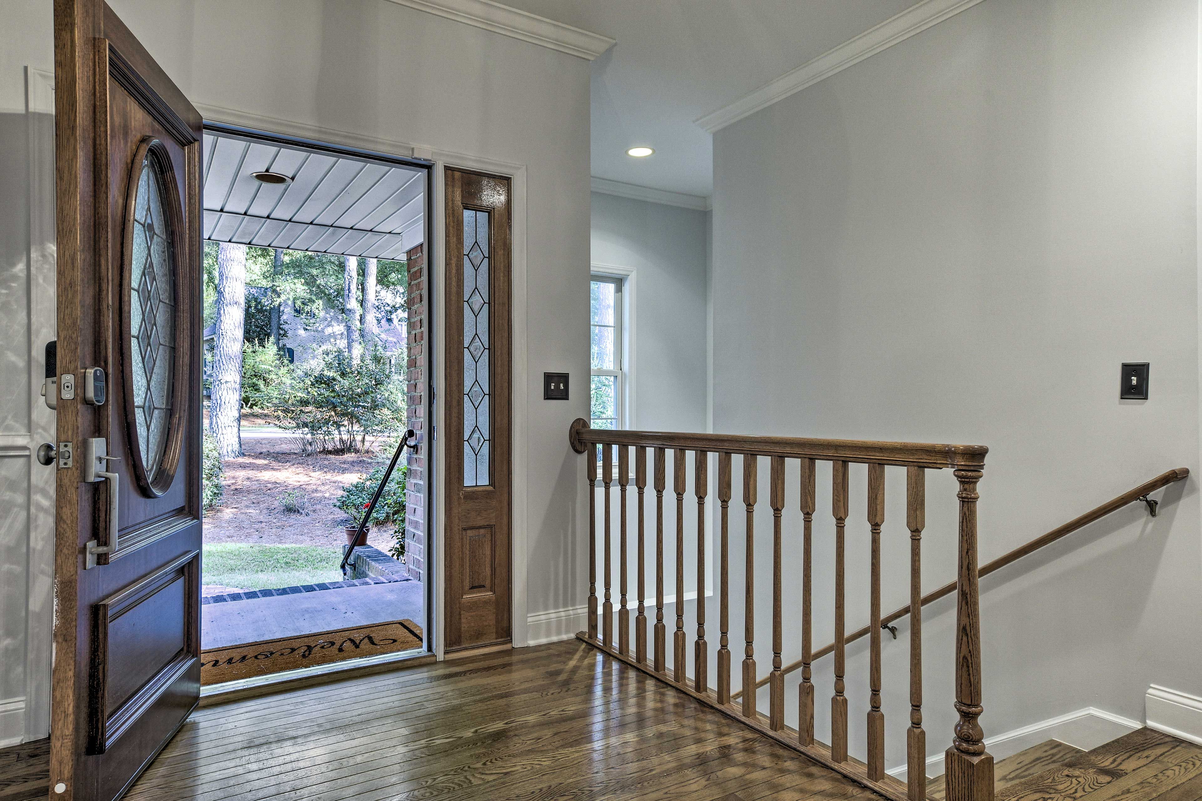 Front Entrance | Stairs to Bedrooms, Game Room, & Gym