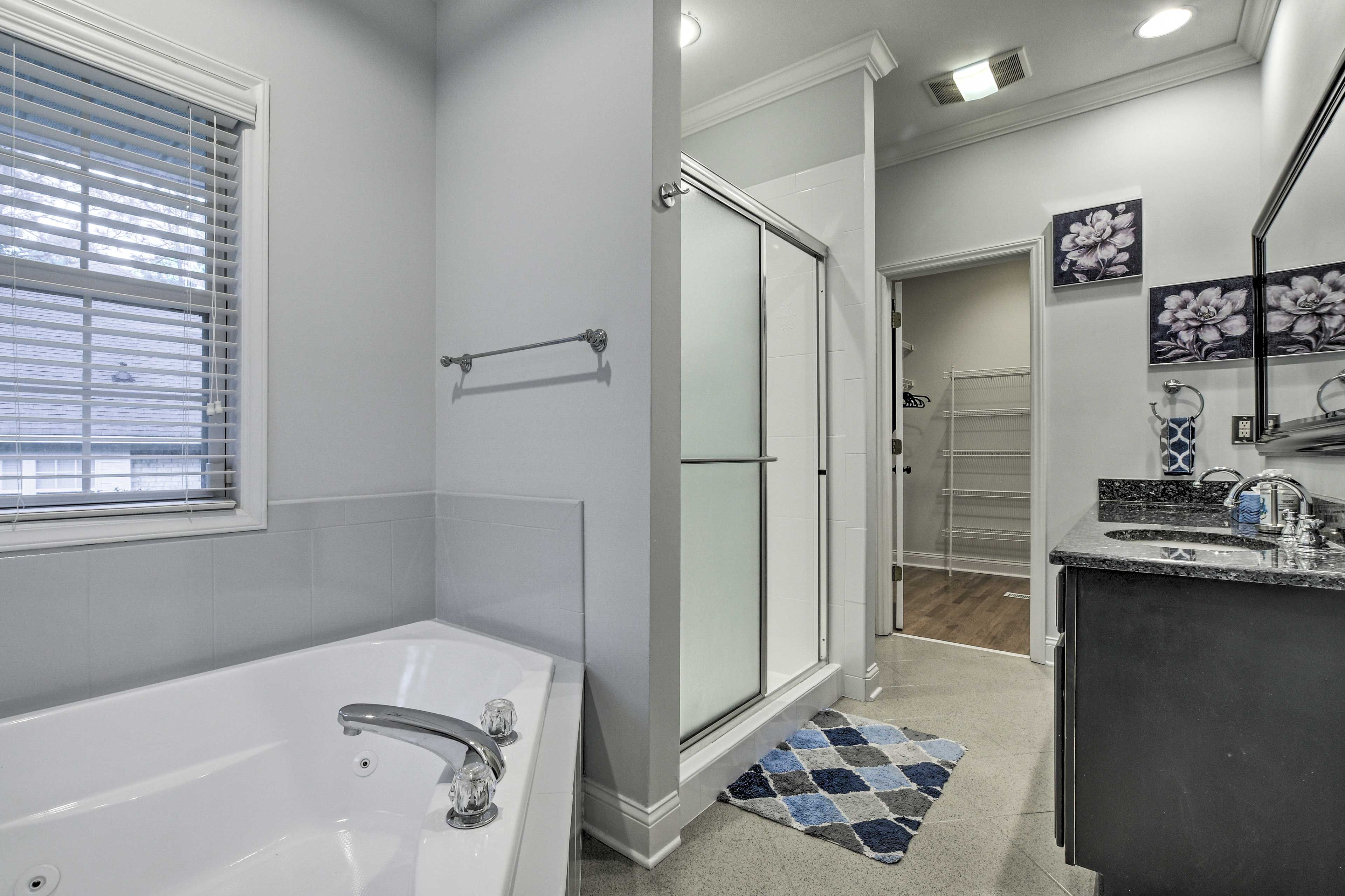 Full Bathroom | Complimentary Toiletries | Walk-In Closet | Home Sound System
