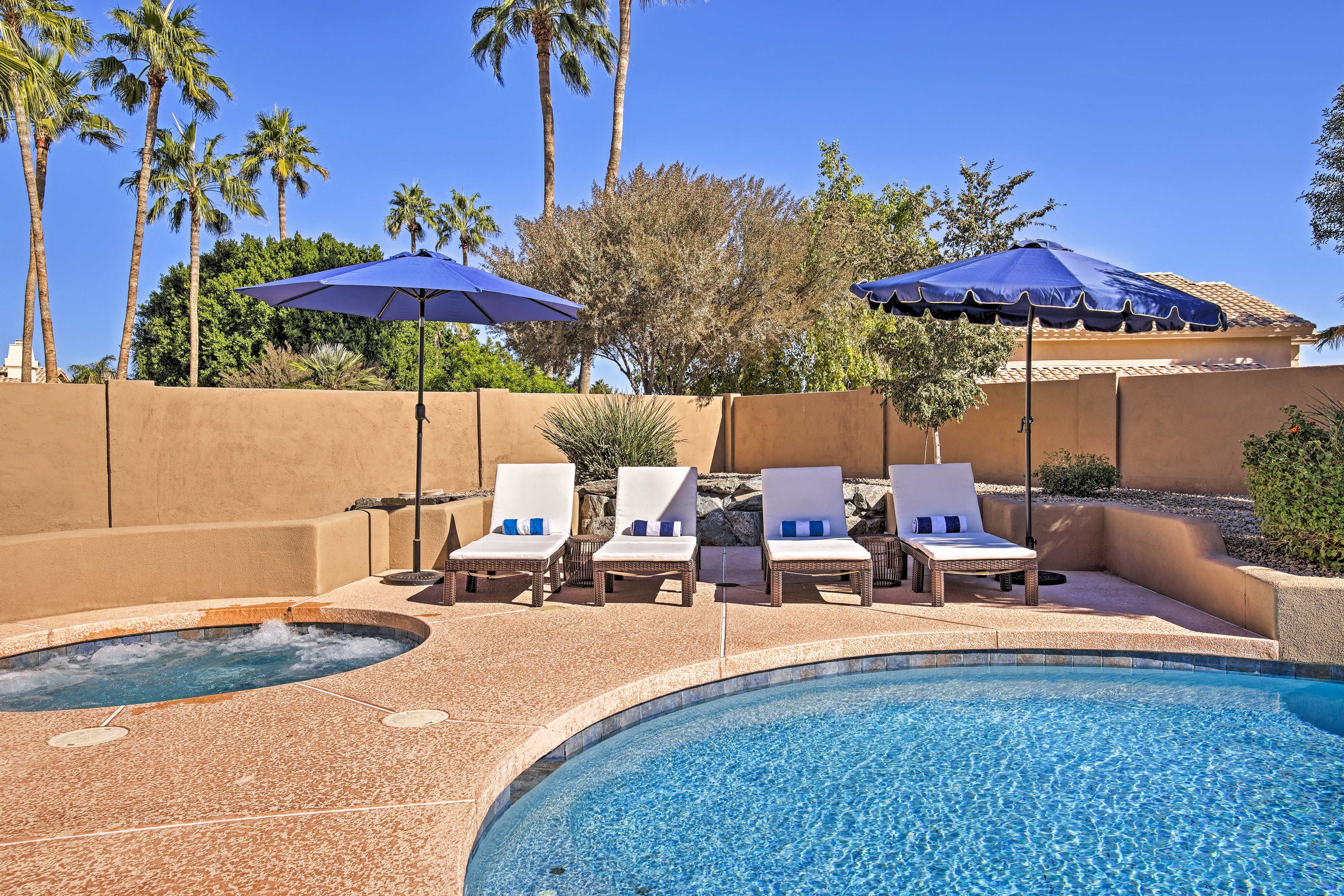 Private Outdoor Pool | Retractable Pool Fence Available Upon Request