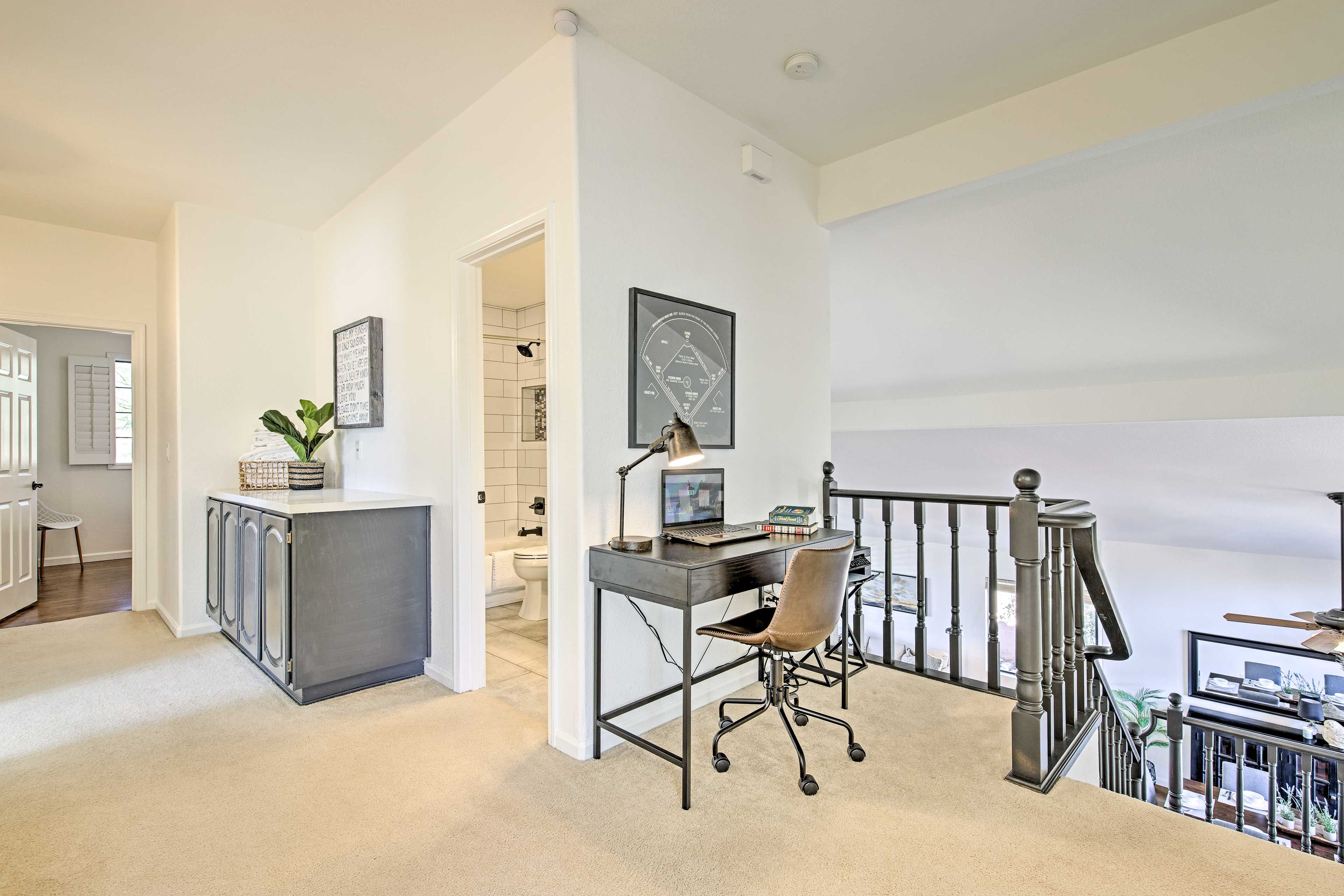 Laptop-Friendly Workspace | 2nd Floor | Stairs Required