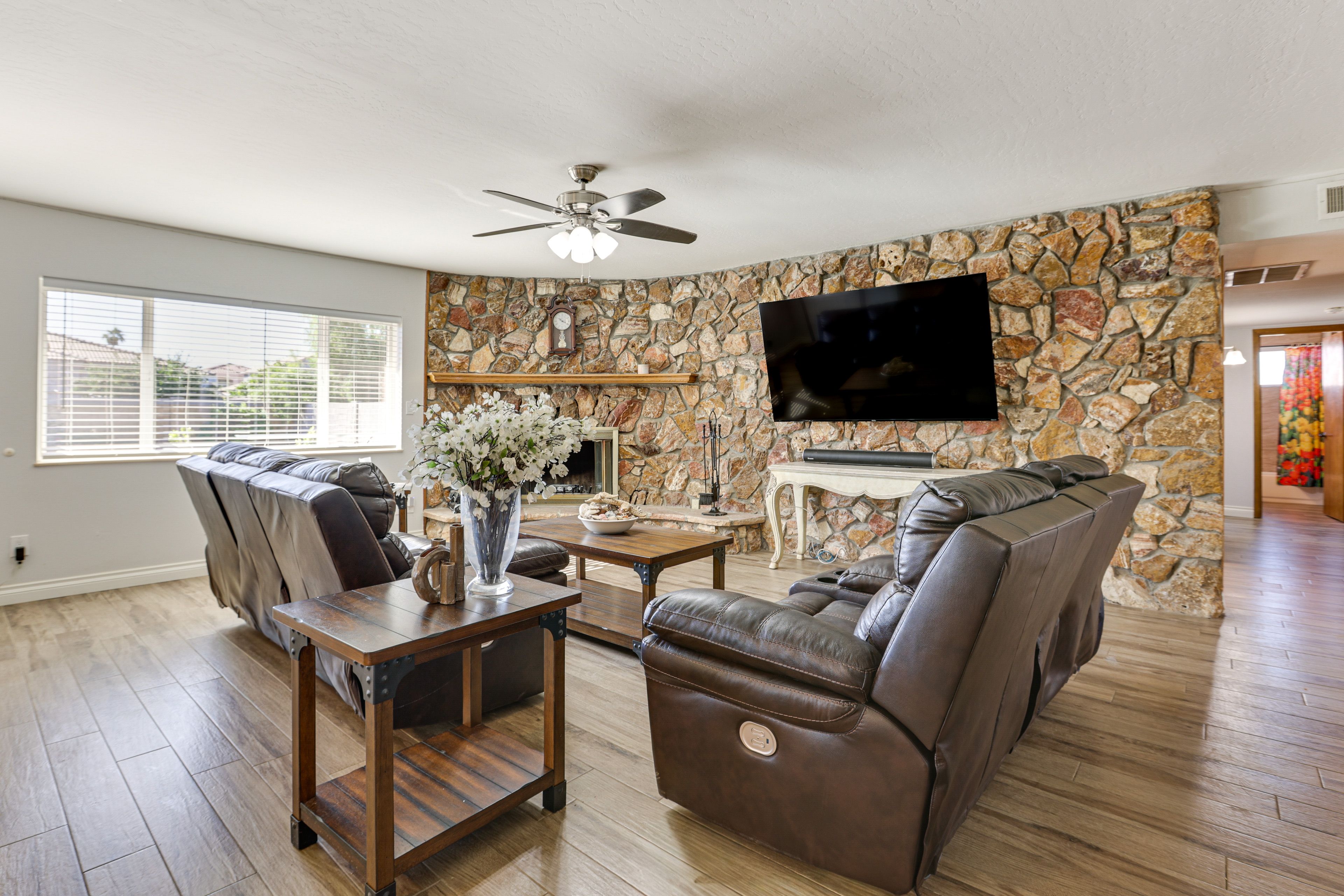 Living Room | Smart TV | Single-Story Home