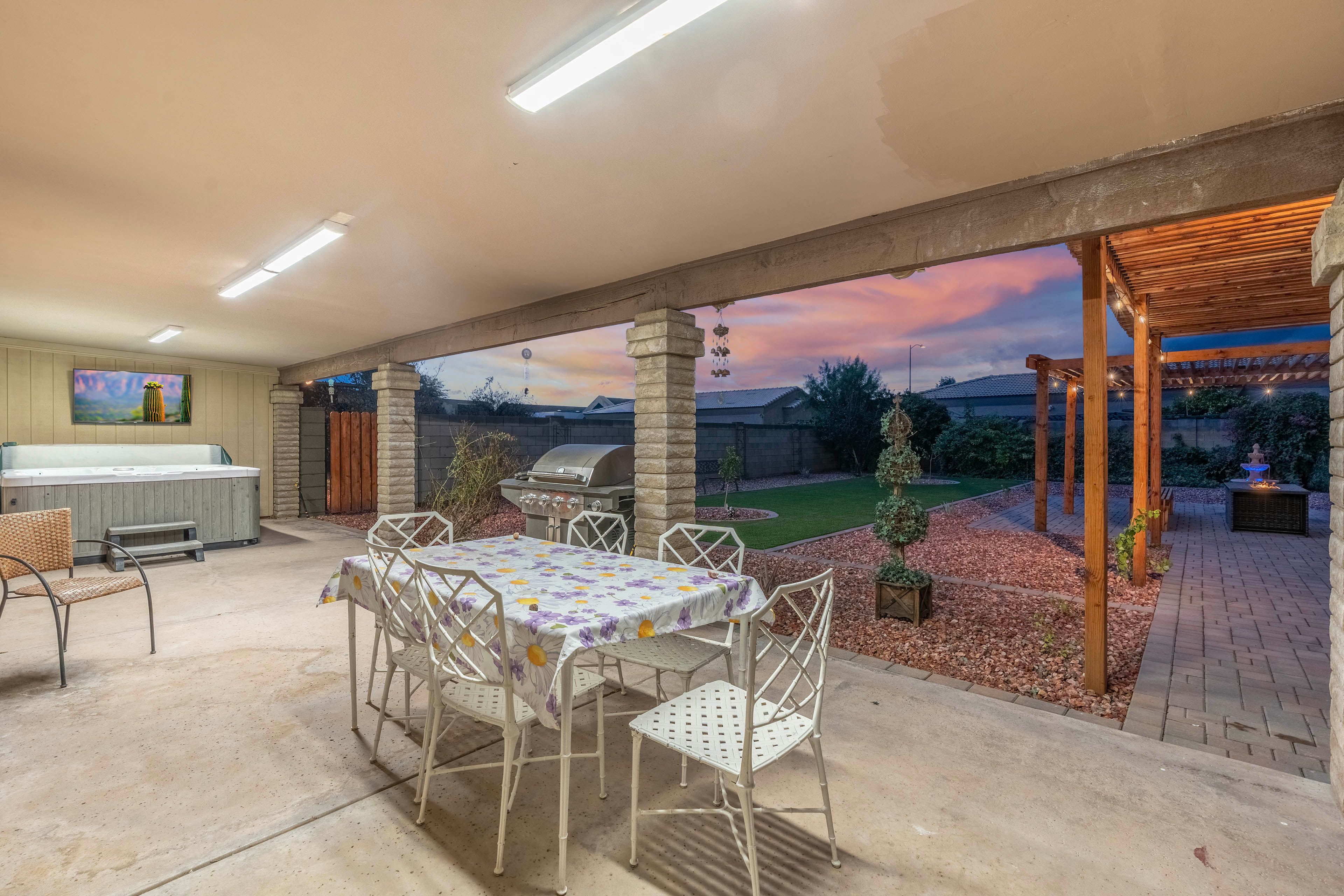 Patio | Private Hot Tub | Gas Grill | Outdoor Dining Area