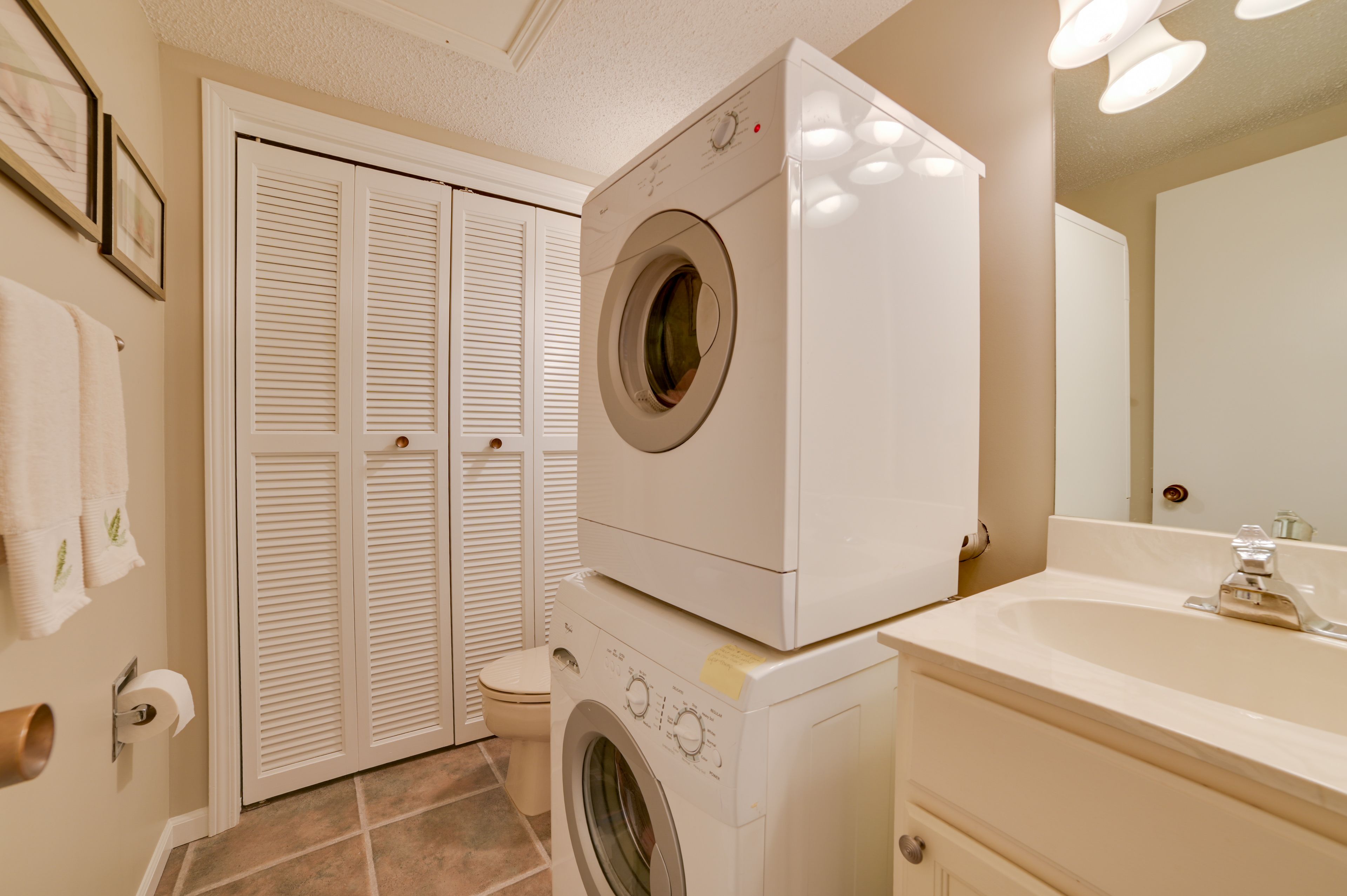 Half Bathroom | In-Unit Washer & Dryer