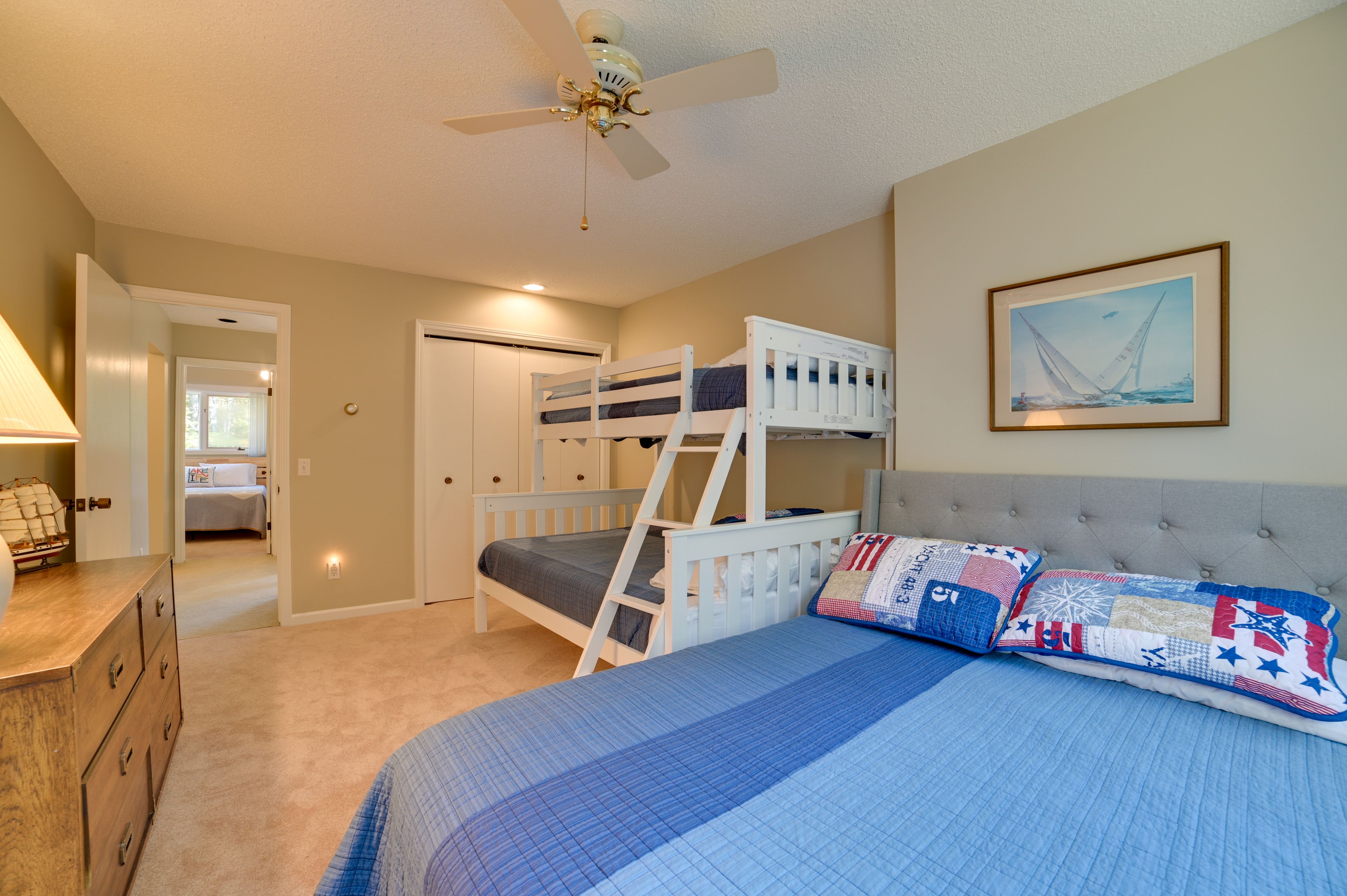 Bedroom 3 | Queen Bed | Twin/Full Bunk Bed | 2nd Floor