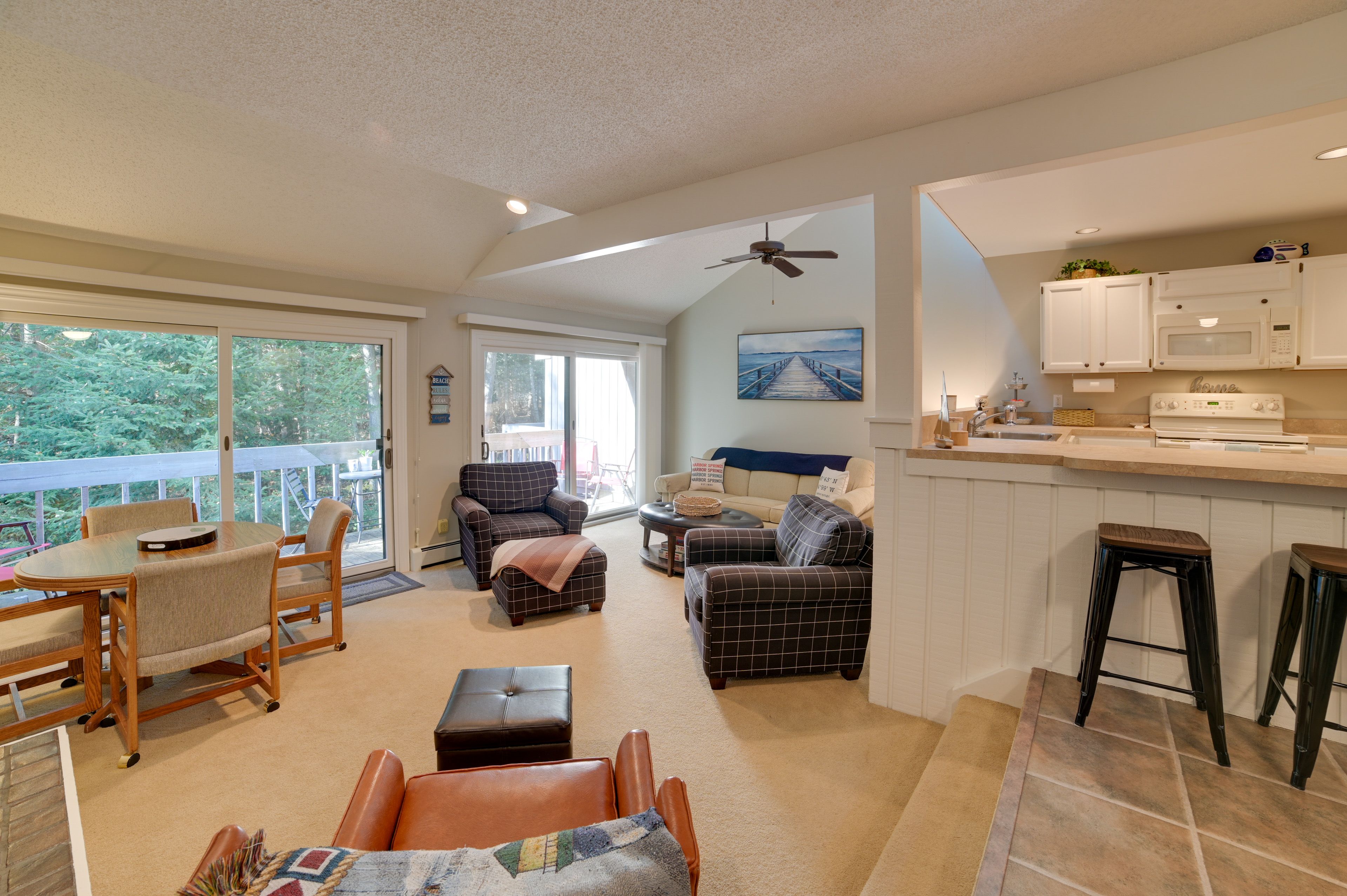 Harbor Springs Vacation Rental | 3BR | 2.5BA | 1,800 Sq Ft | Stairs Required
