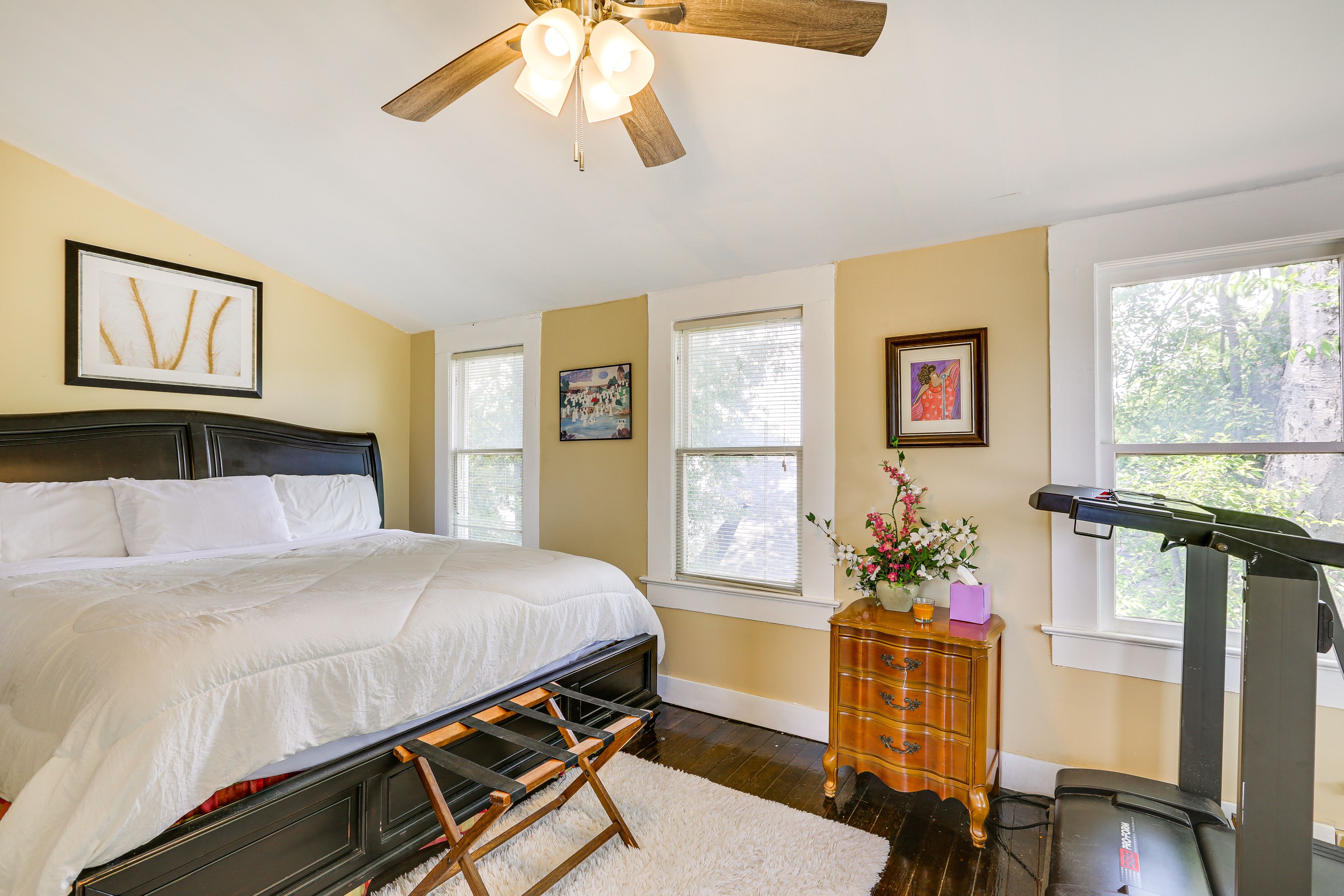 Bedroom 3 | Queen Bed | Treadmill | 2nd Floor