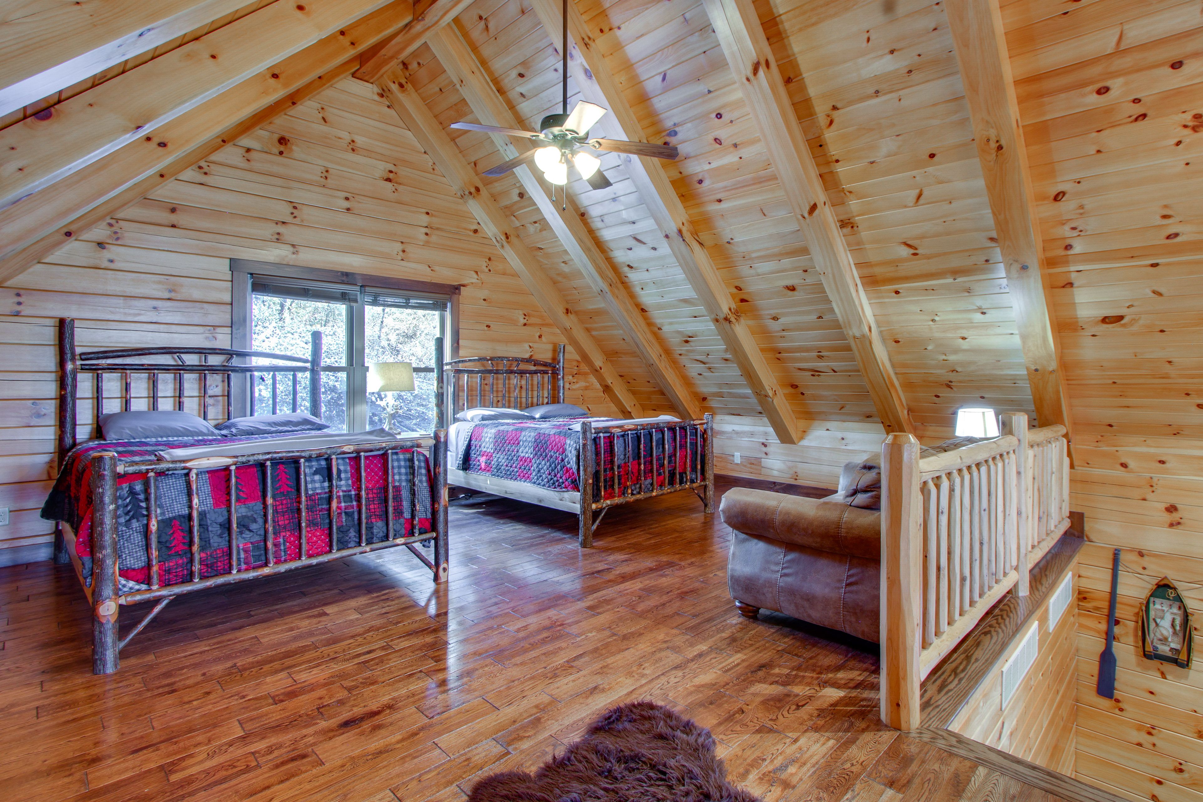 Loft | Stairs Required | 2 Queen Beds