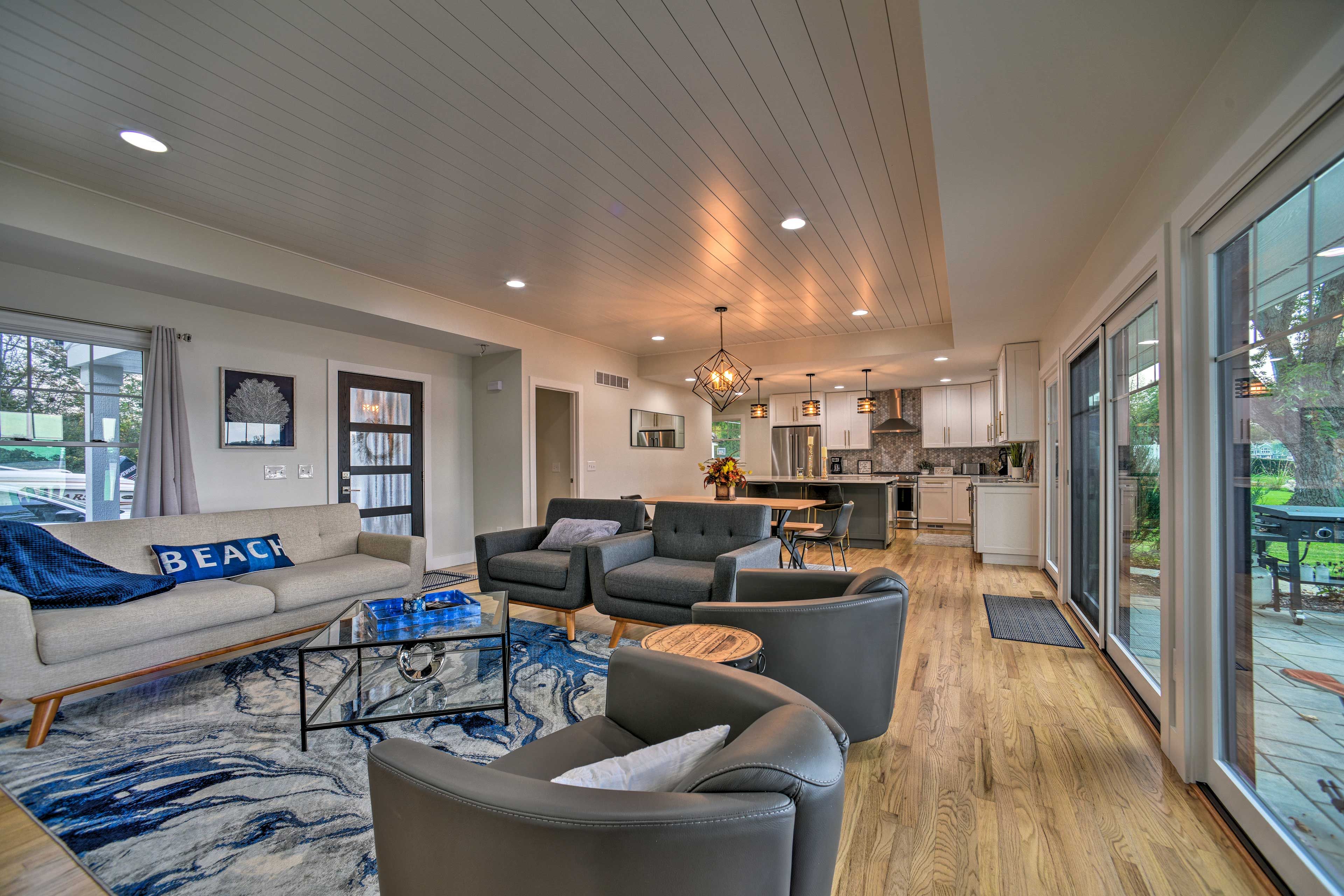 Living Room | Access to Kitchen & Patio Area