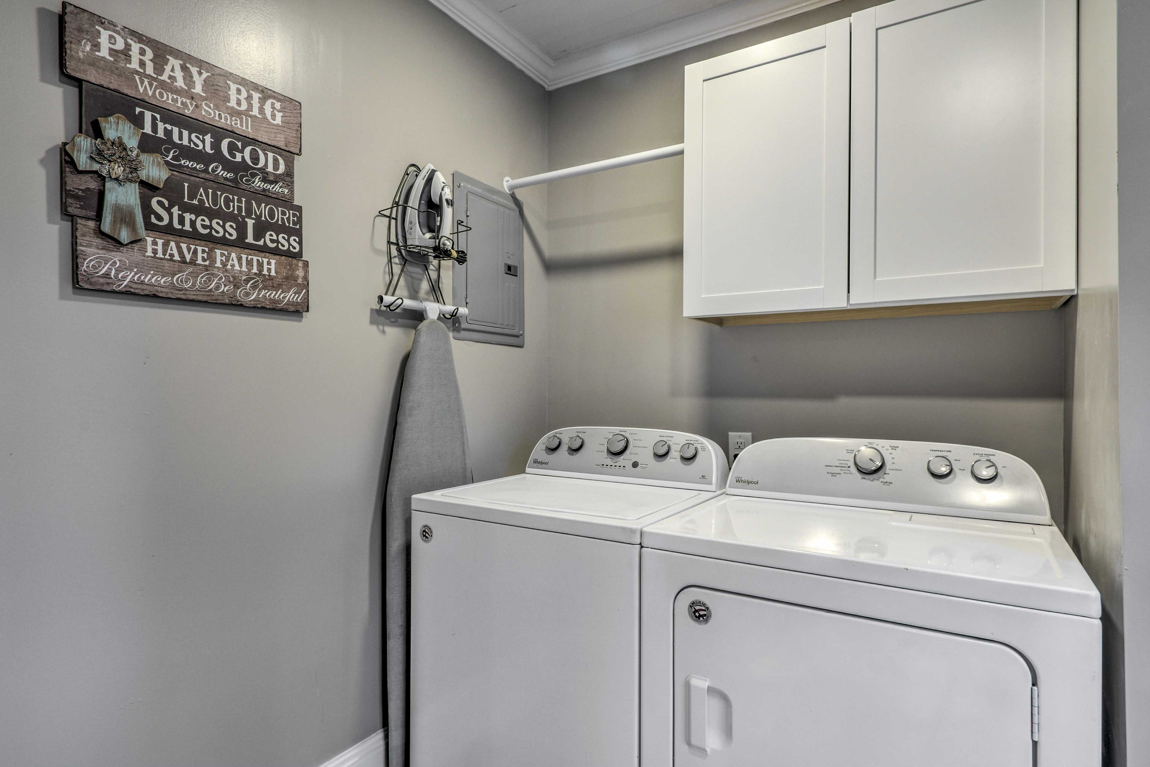 Washer/Dryer | Iron/Board