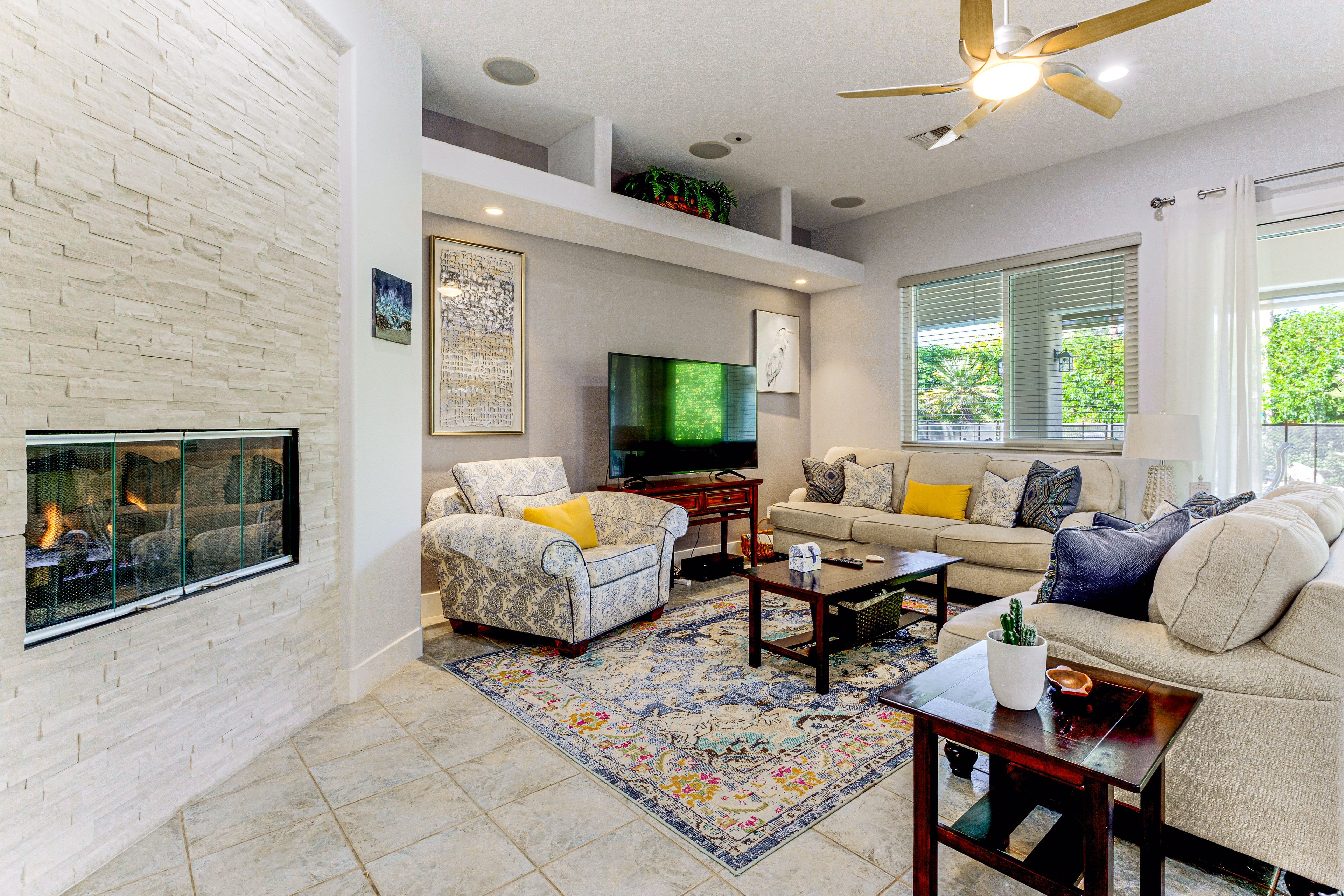 Living Room | Electric Fireplace