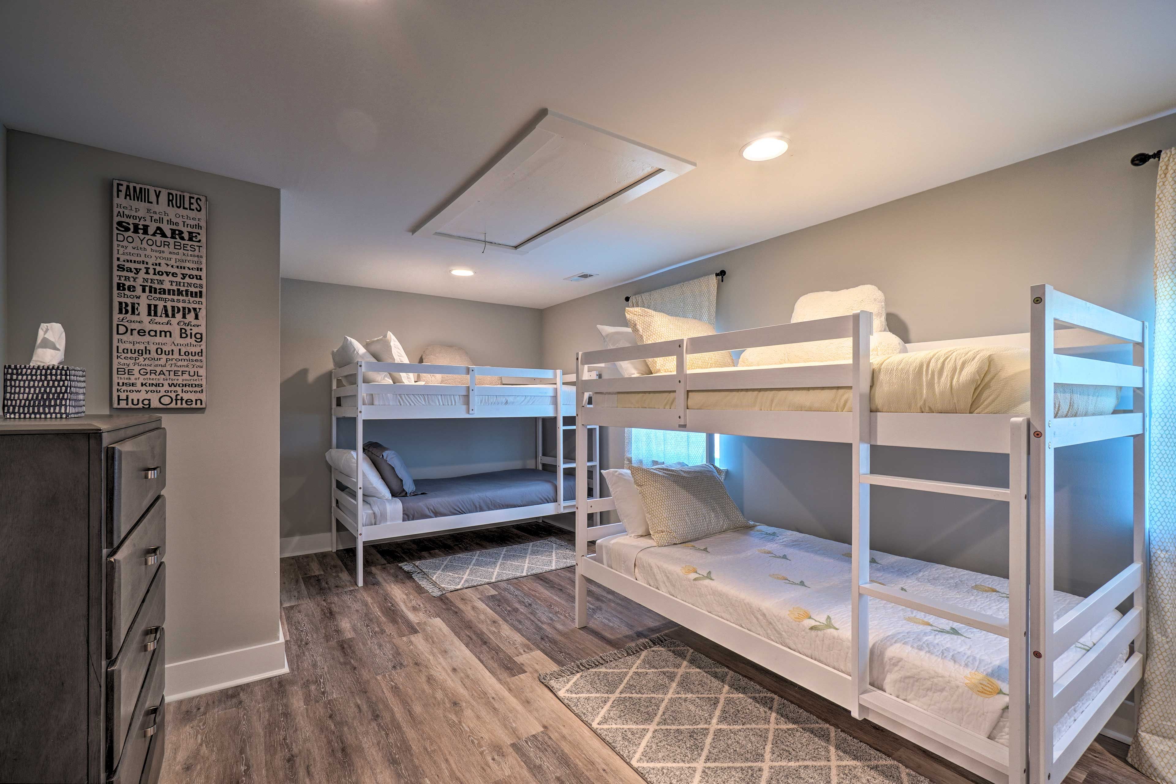 Bedroom 3 | 2 Twin Bunk Beds