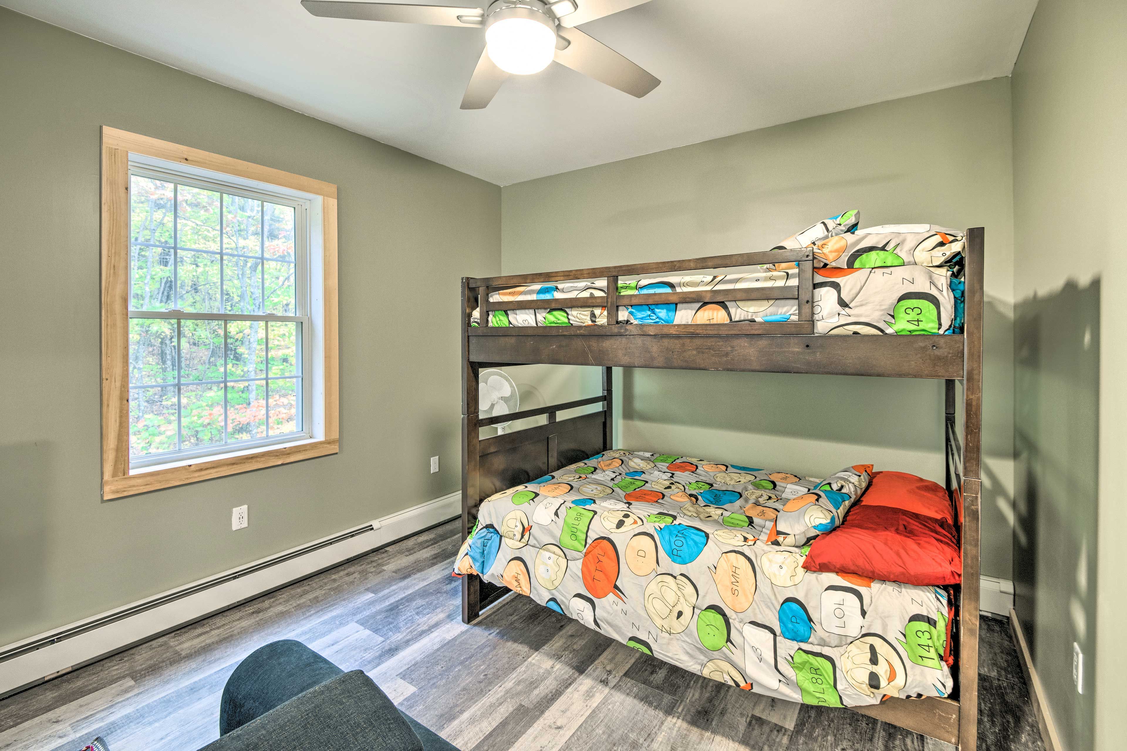 Bedroom 3 | Upper Level | 2 Full Bunk Beds