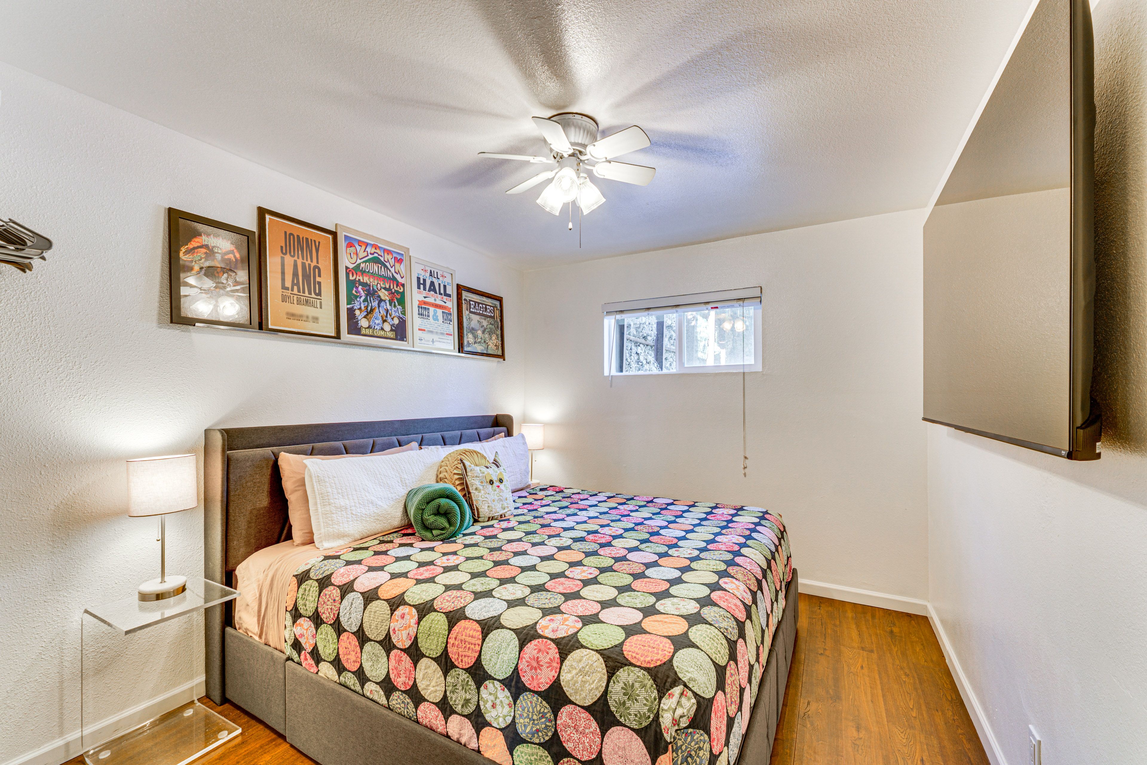 Bedroom 1 | King Bed | Linens Provided | 75" Smart TV