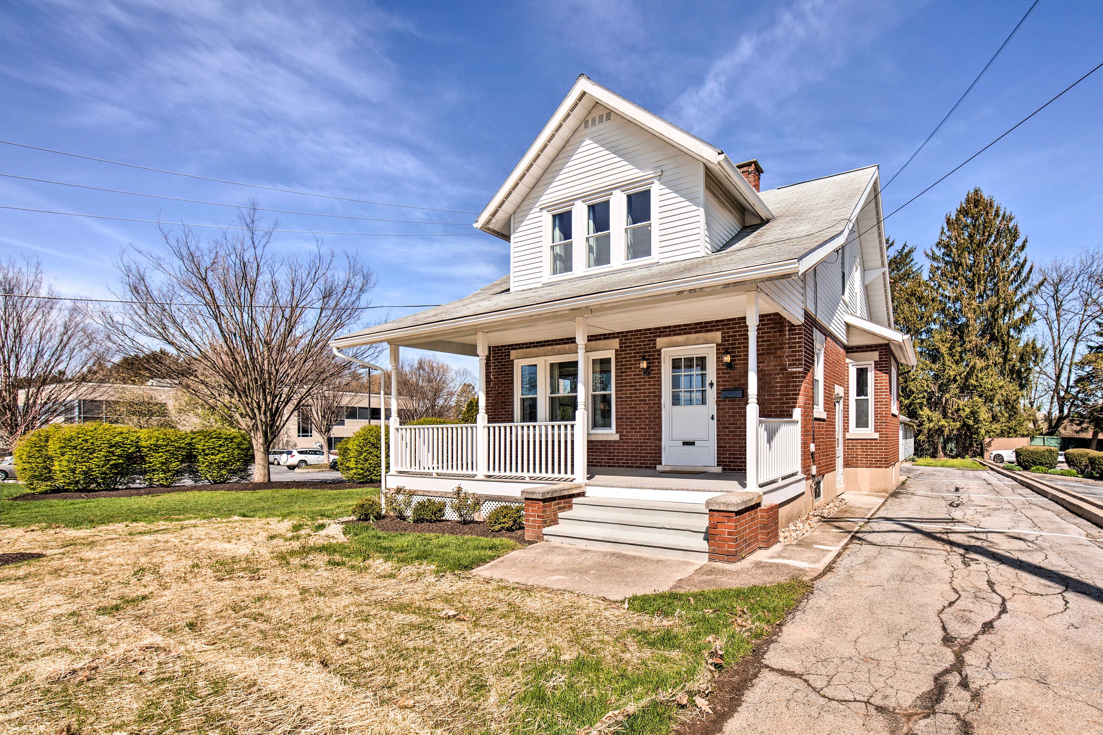 Hershey Vacation Rental | 3BR | 1.5BA | 5 Steps Required | 1,446 Sq Ft