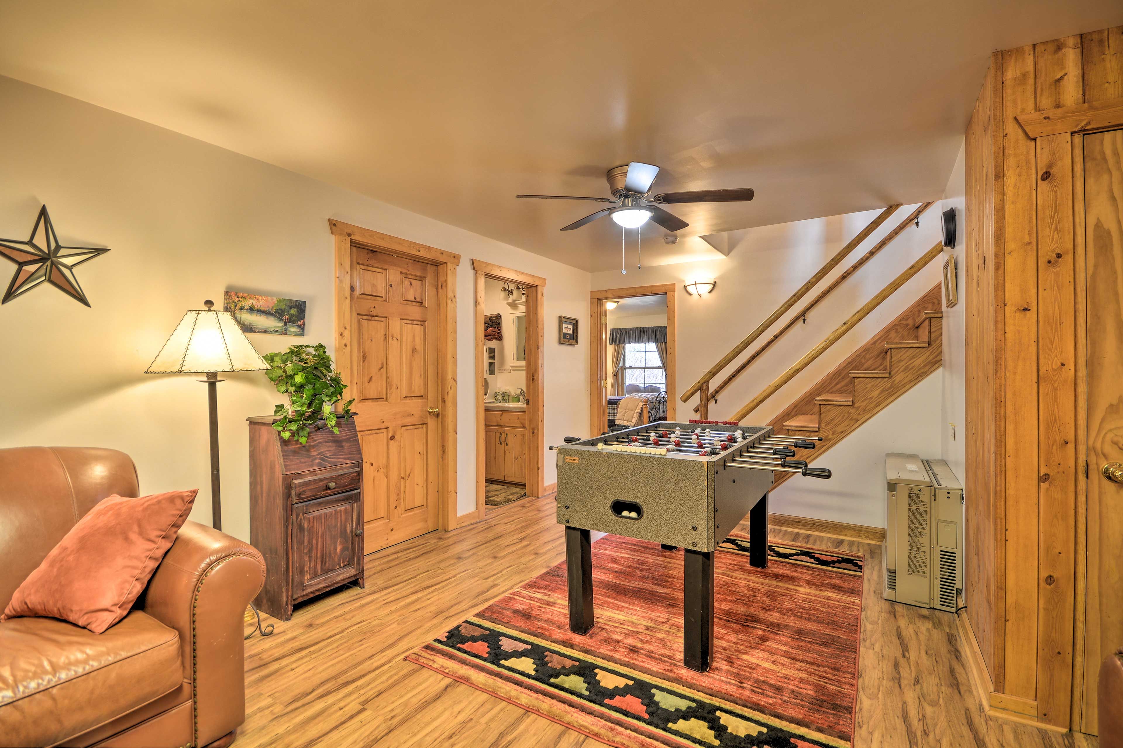 Game Room | 1st Floor | Smart TV w/ Cable | DVD Player w/ Video Library