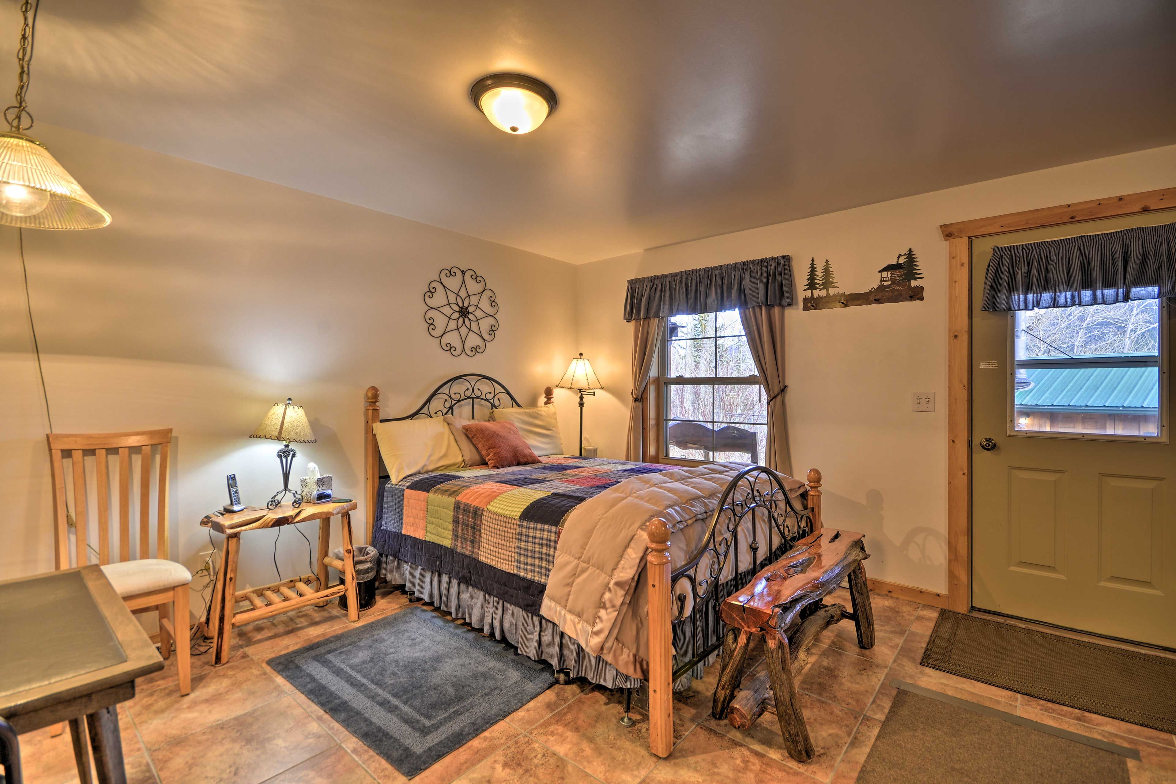 Bedroom 3 | 2 Queen Beds | 1st Floor | Landline Phone | Access to Patio