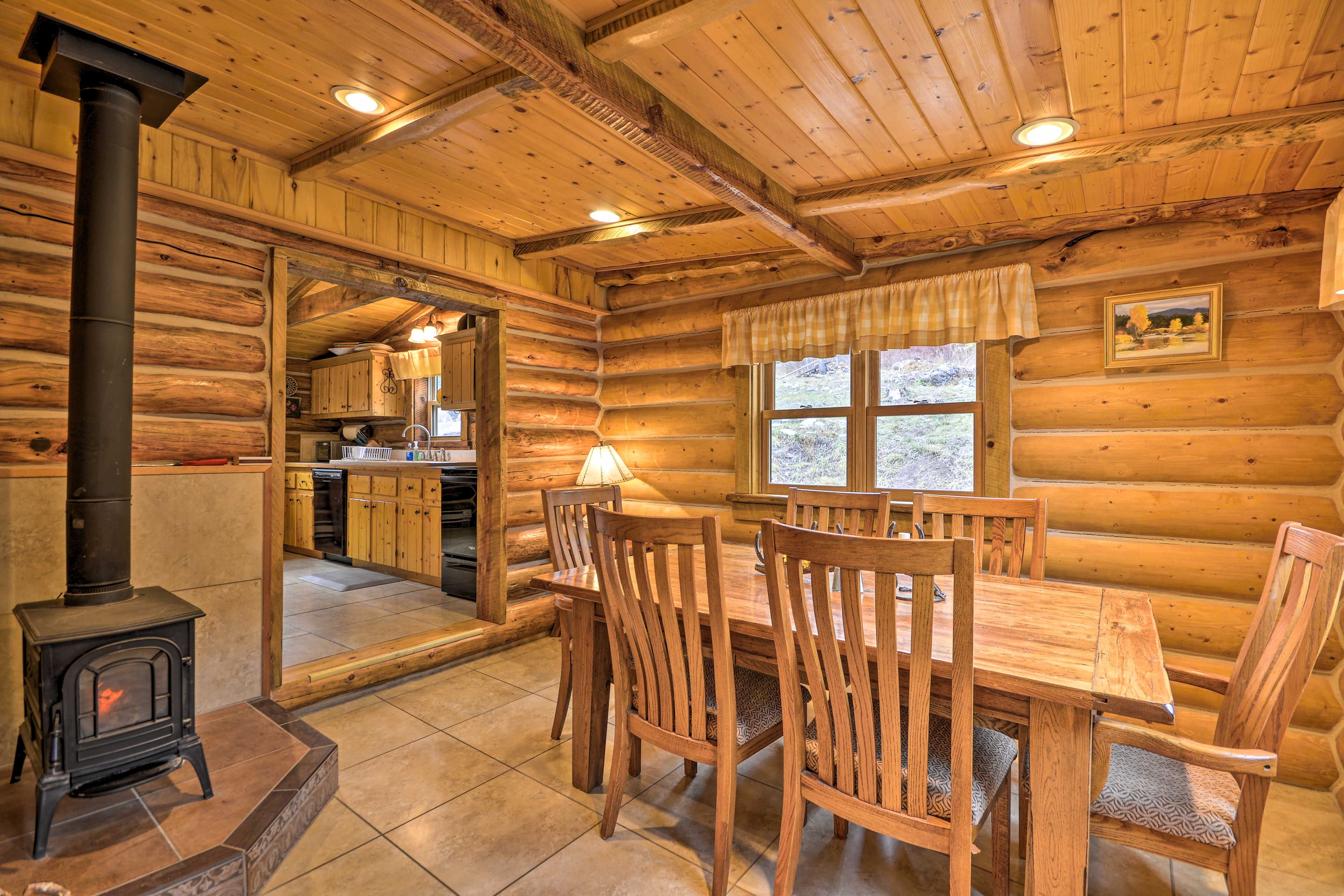Dining Room | Dishware & Flatware Provided | 1st Floor