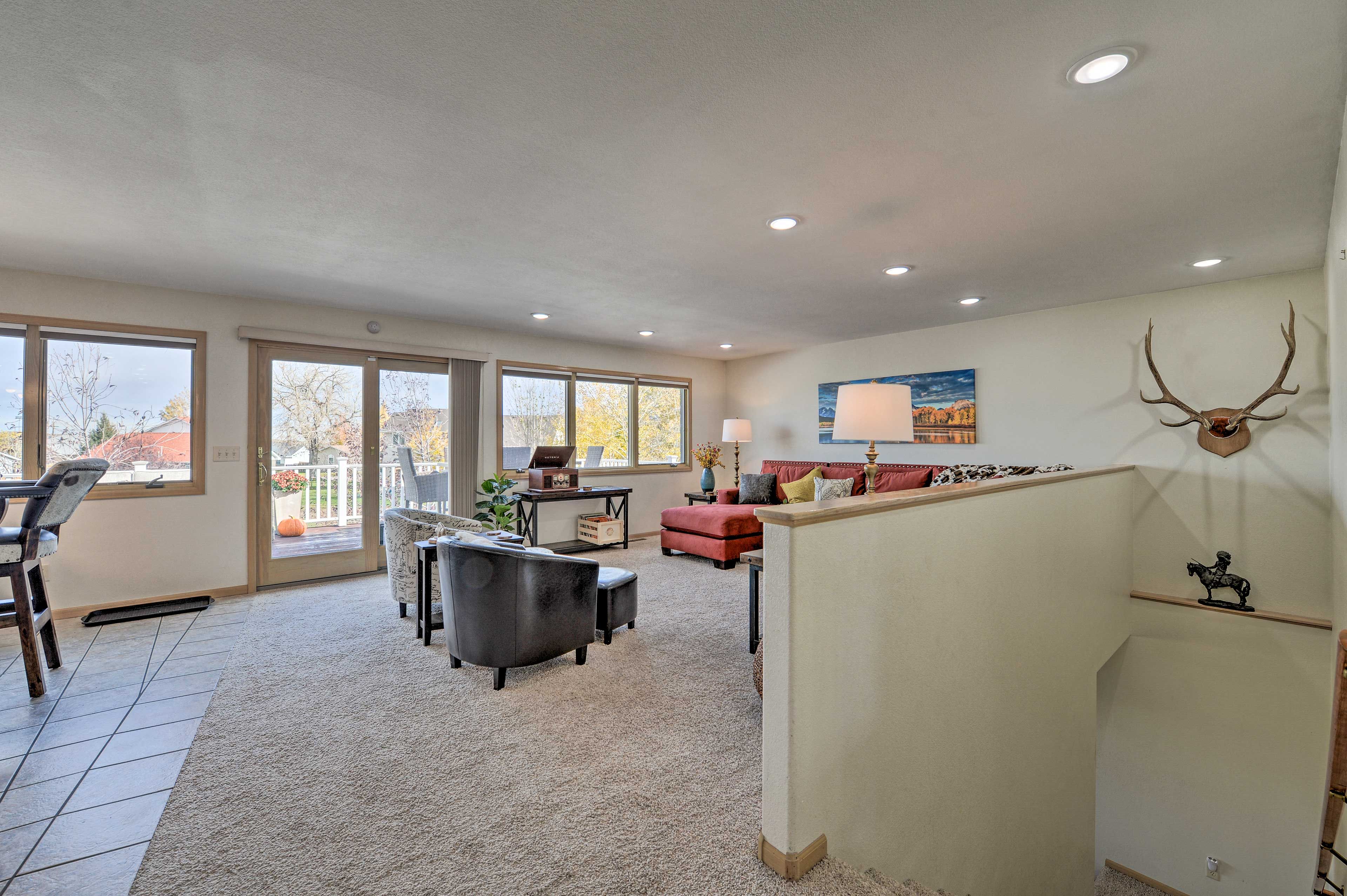 Living Room | Central Heat & A/C | Main Level