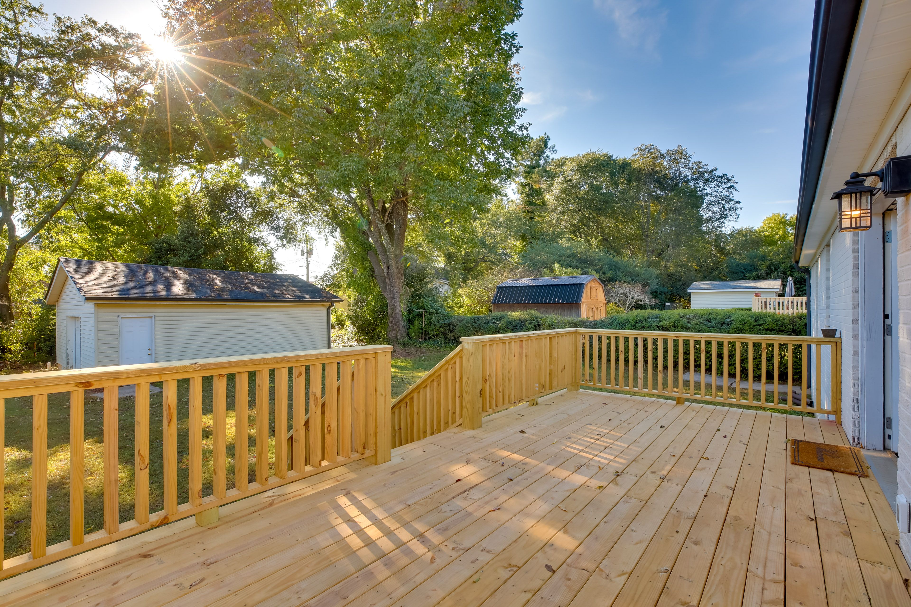 Private Deck | Single-Story Home