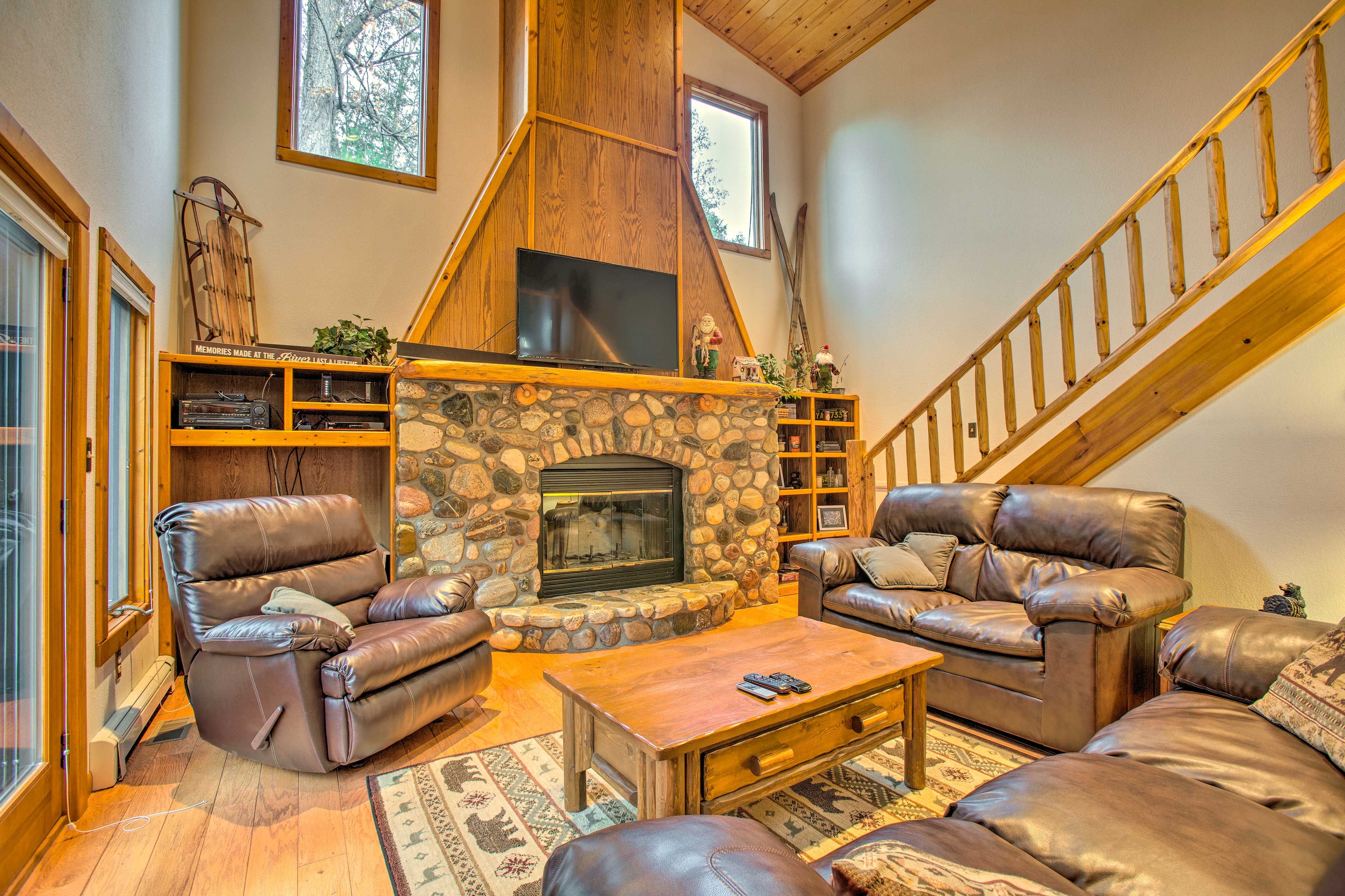 Manton Vacation Rental | 3BR | 3BA | 2,688 Sq Ft | 2 Steps to Enter