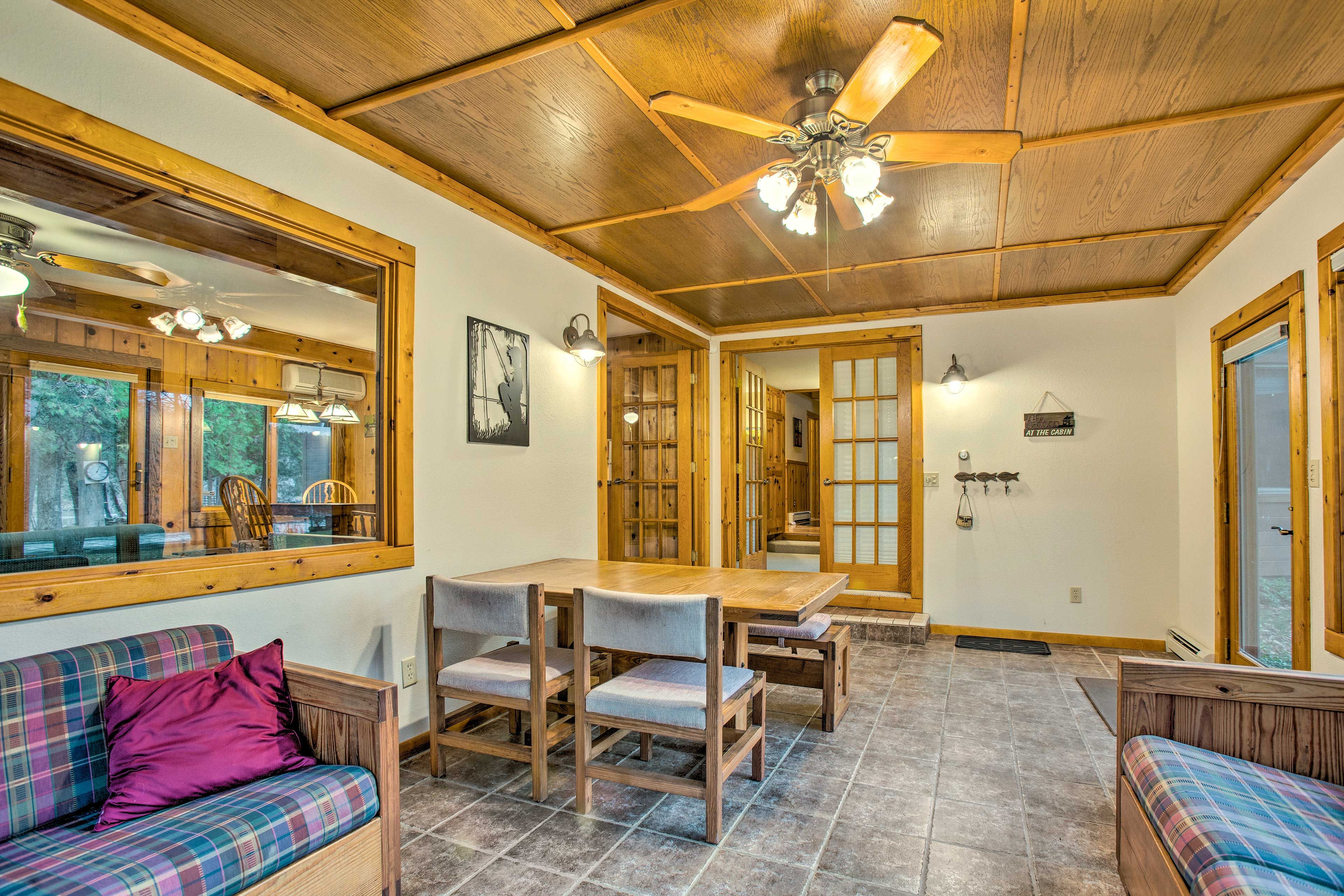 Sunroom | 1st Floor | Additional Dining Area | Sofa Seating