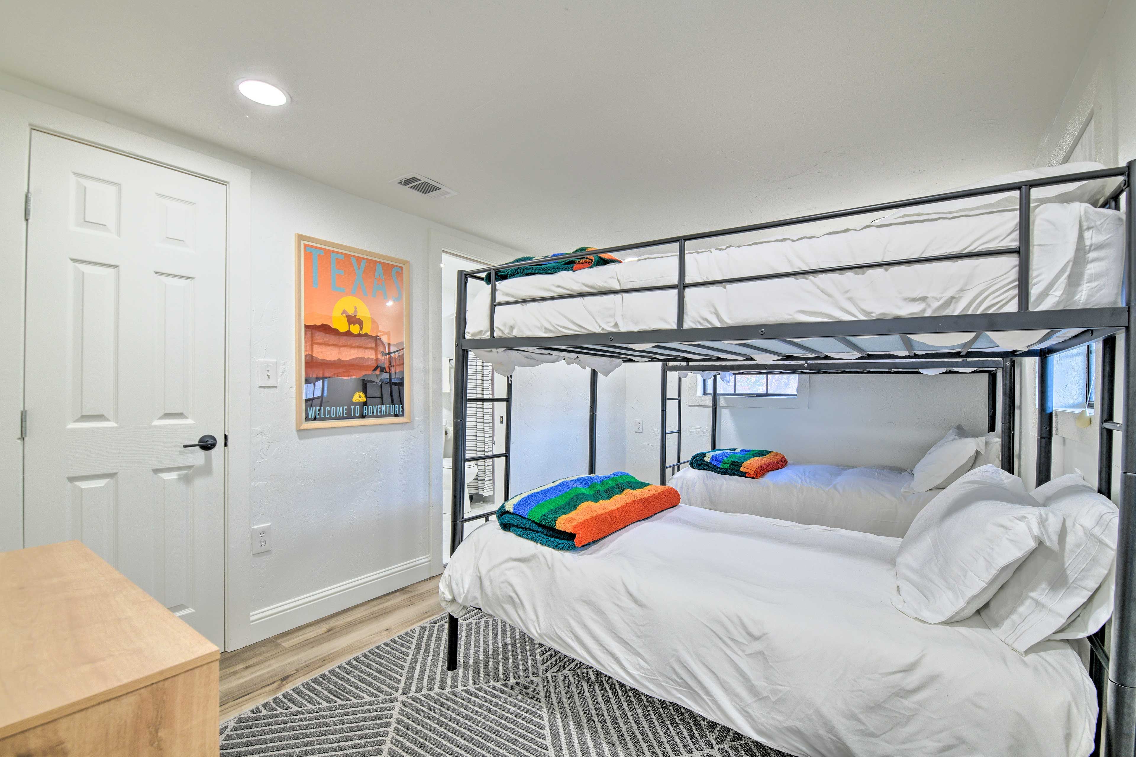 Bedroom 4 | 2 Twin Bunk Beds | Lower Level