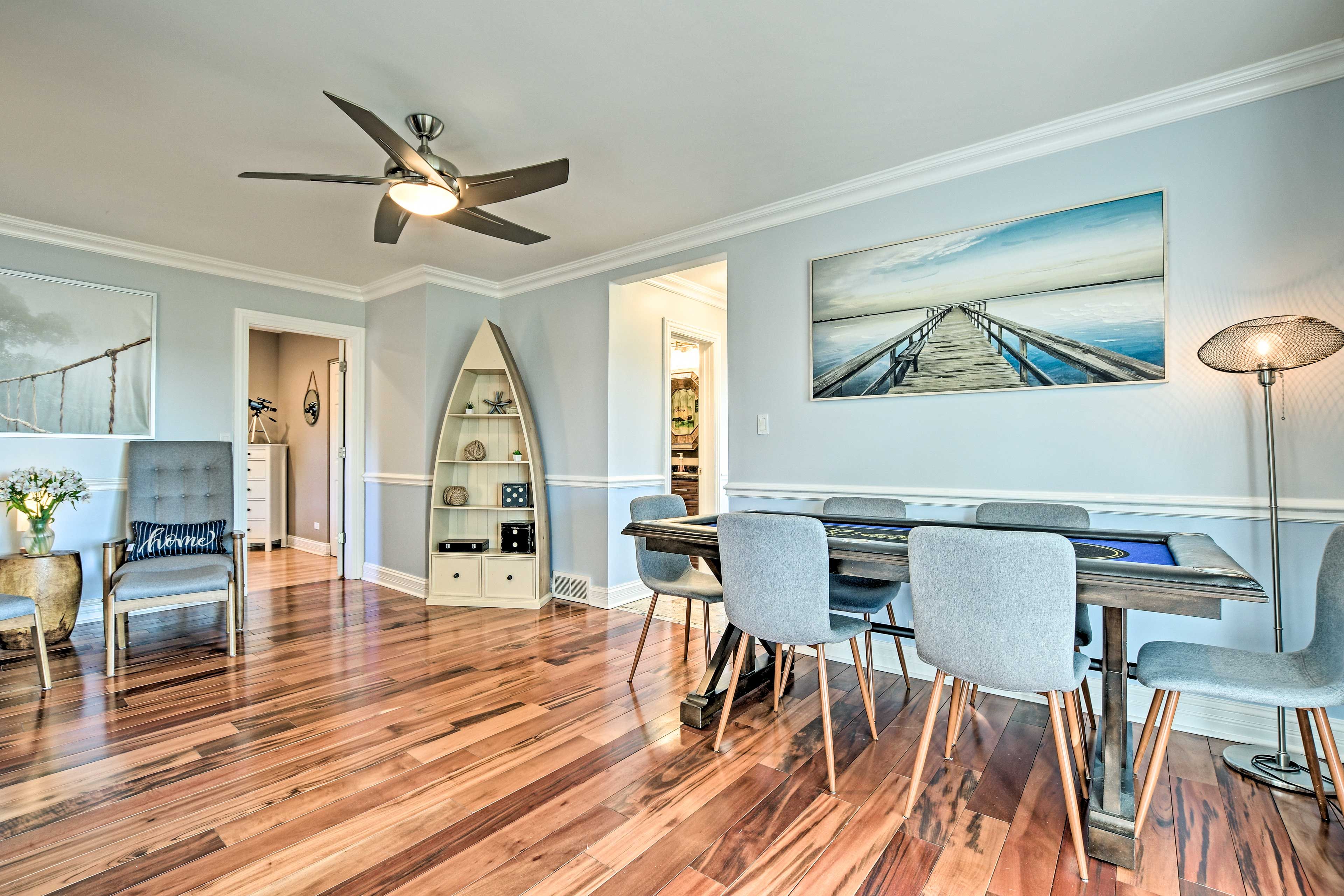 Living Room | Wood-Burning Fireplace