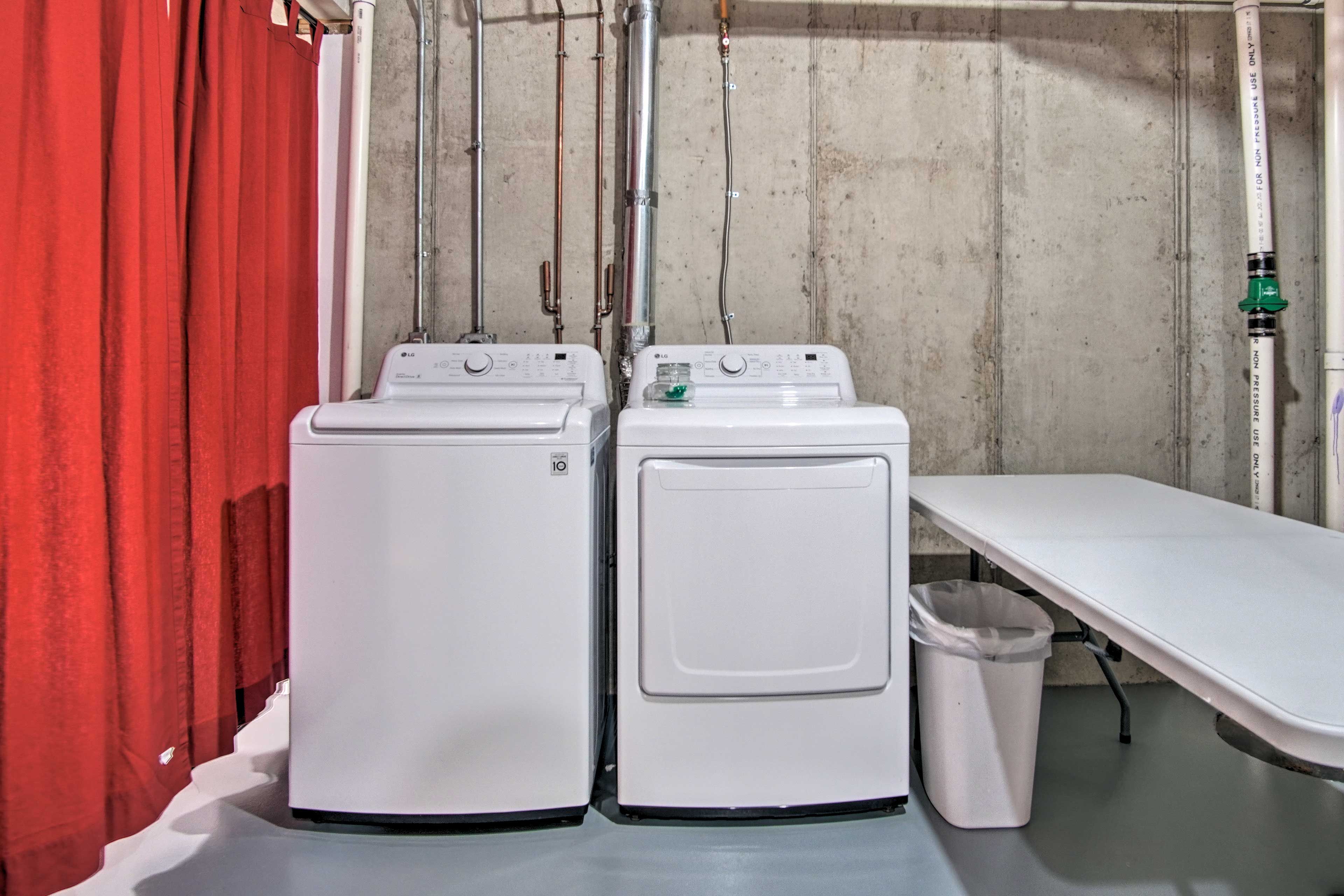 In-Unit Washer & Dryer | Lower Level