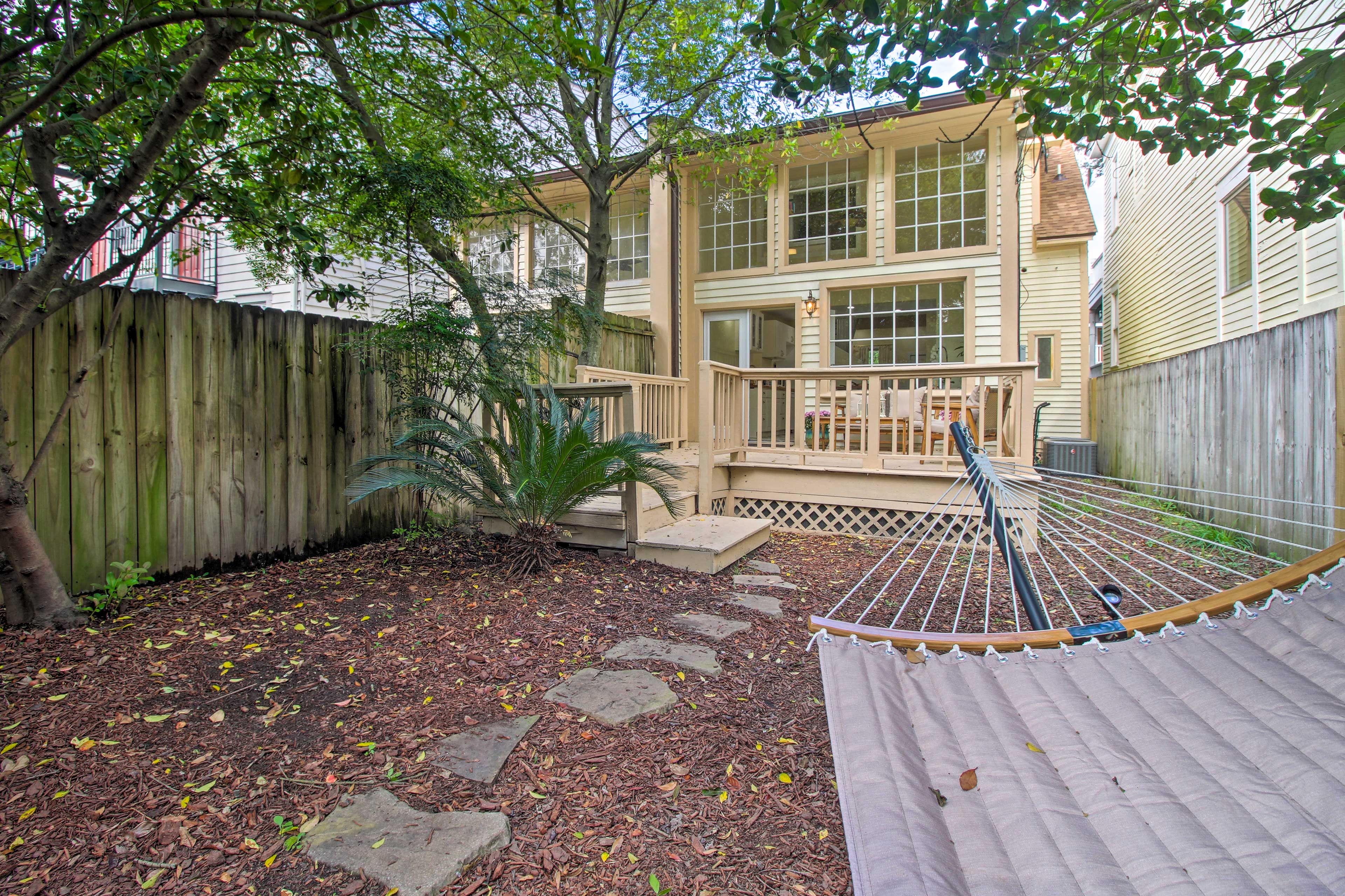 Savannah Vacation Rental | 2BR | 2BA | 2 Stories | Stairs Required