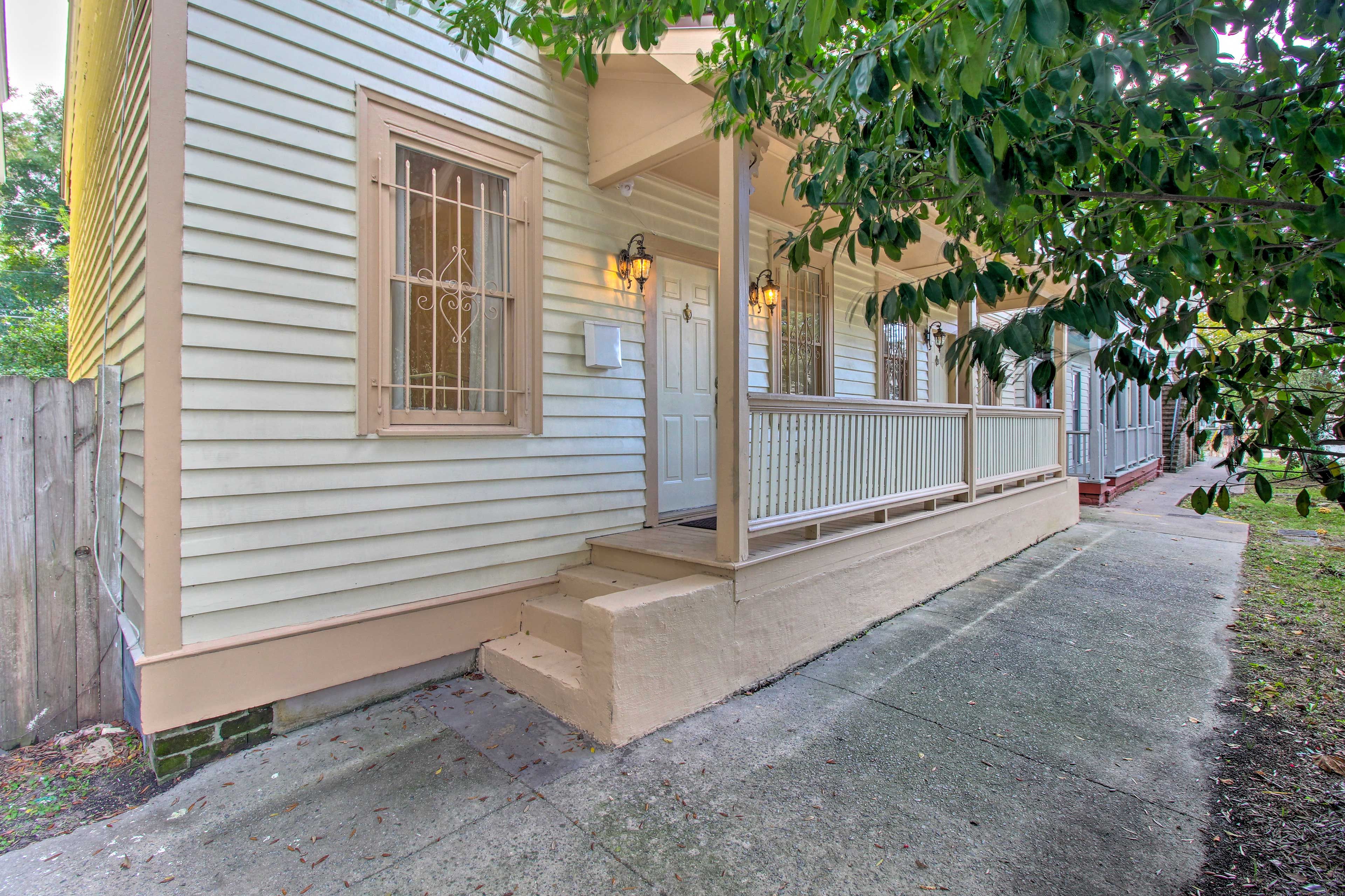 Home Exterior | Stairs Required | Driveway Parking (2 Vehicles)