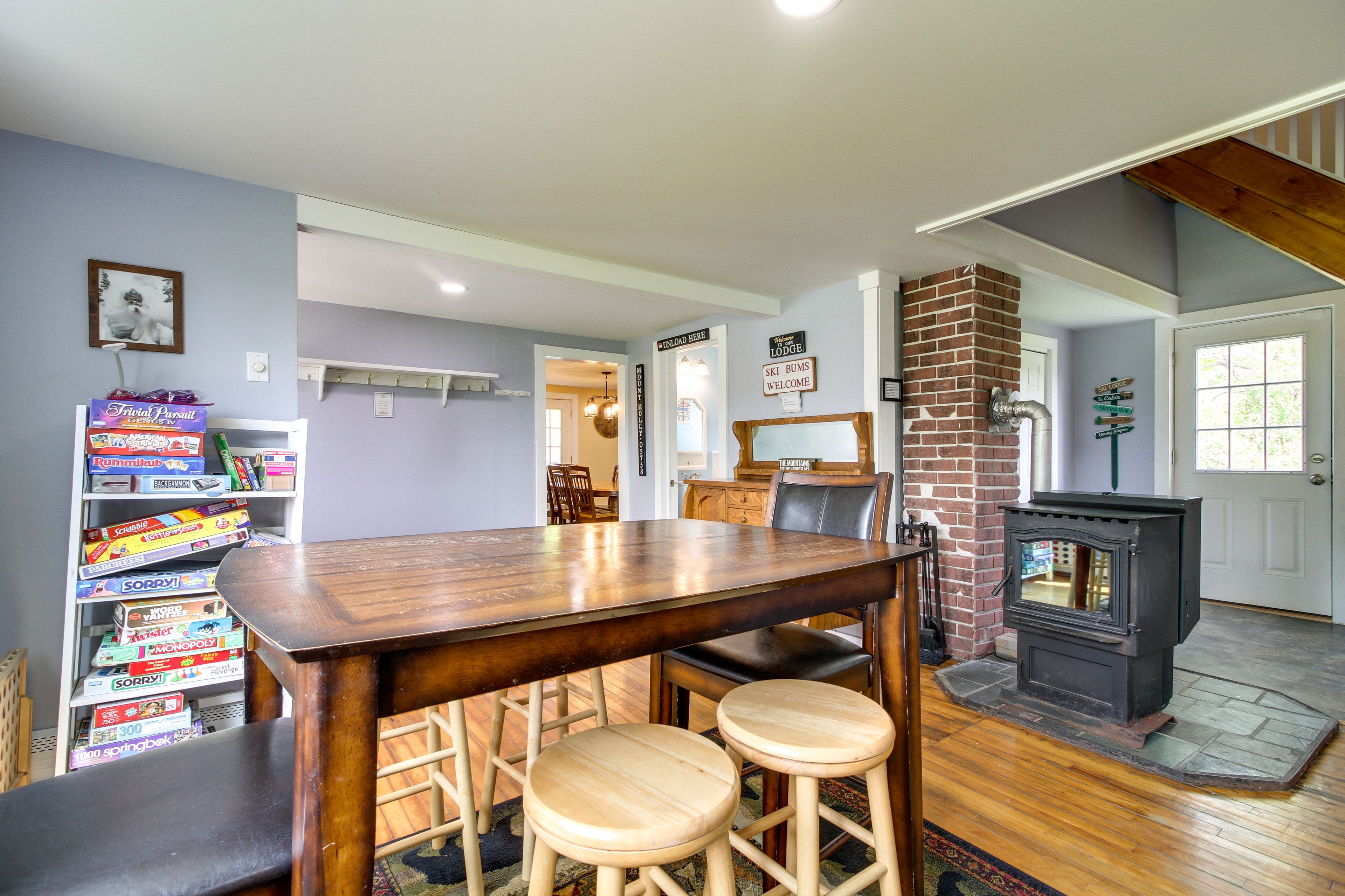 Dining Area | Pellet Stove