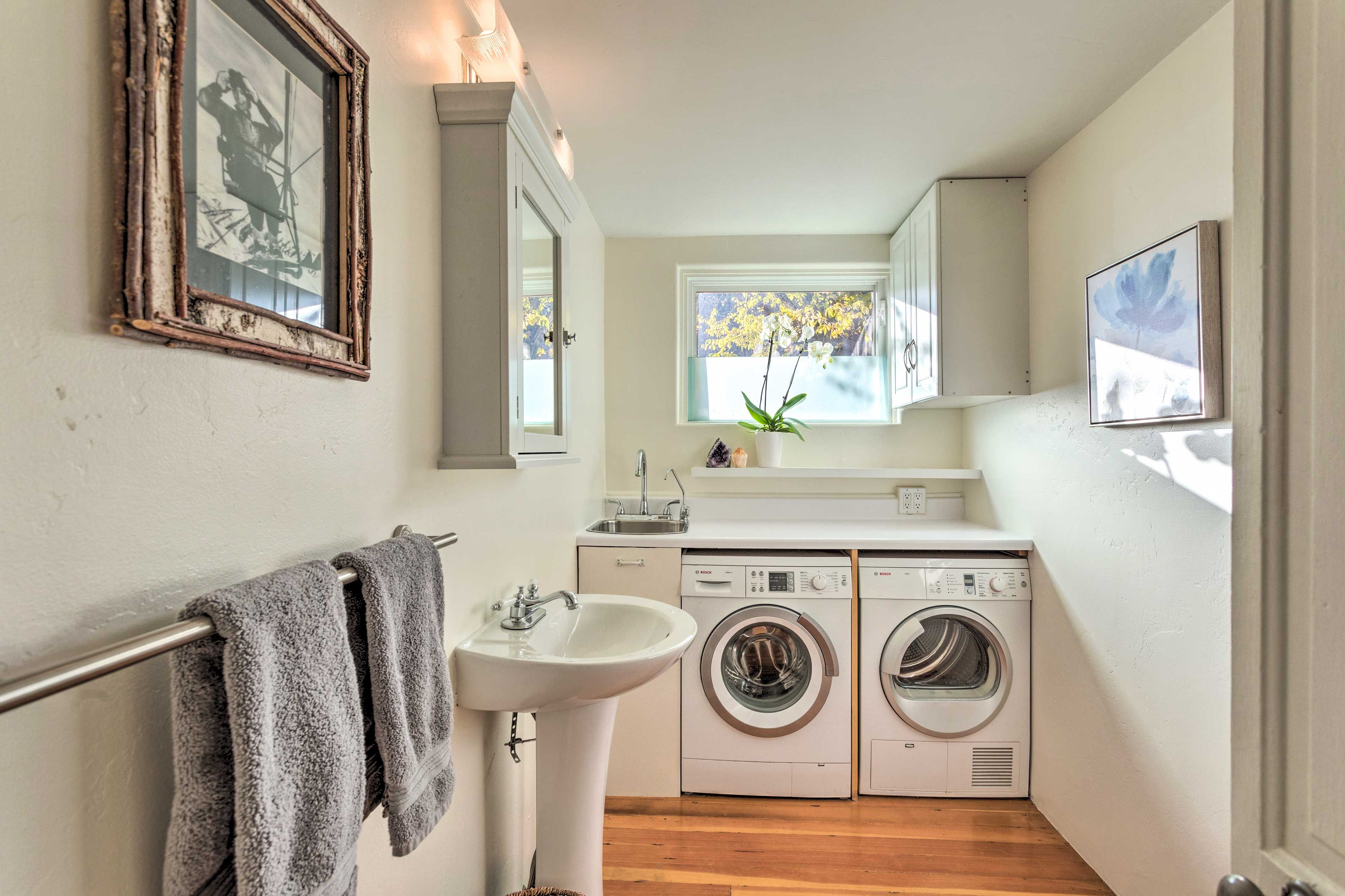 Half Bathroom | At-Home Laundry
