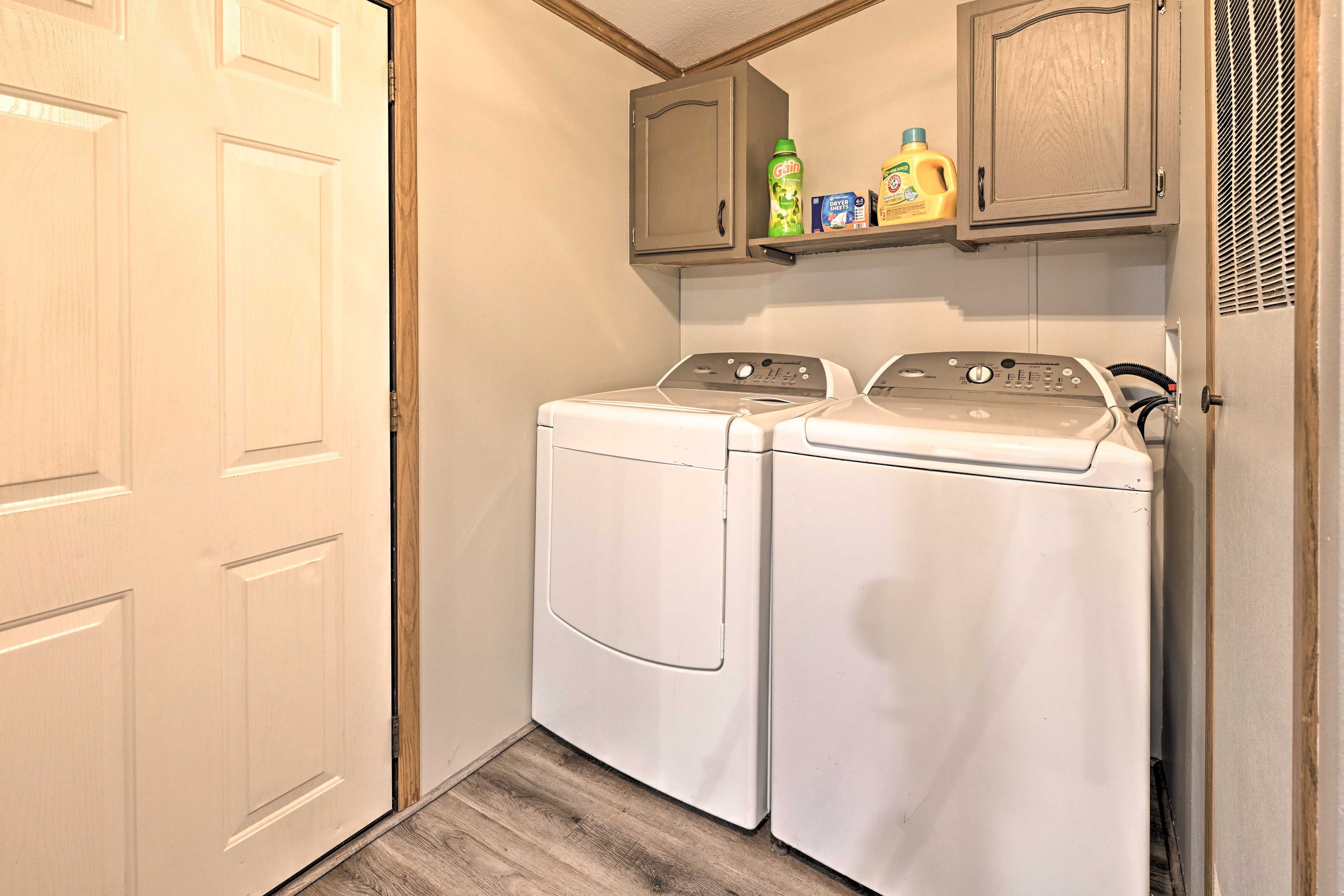 Laundry Room | 1st Floor | Stairs Required | Laundry Detergent