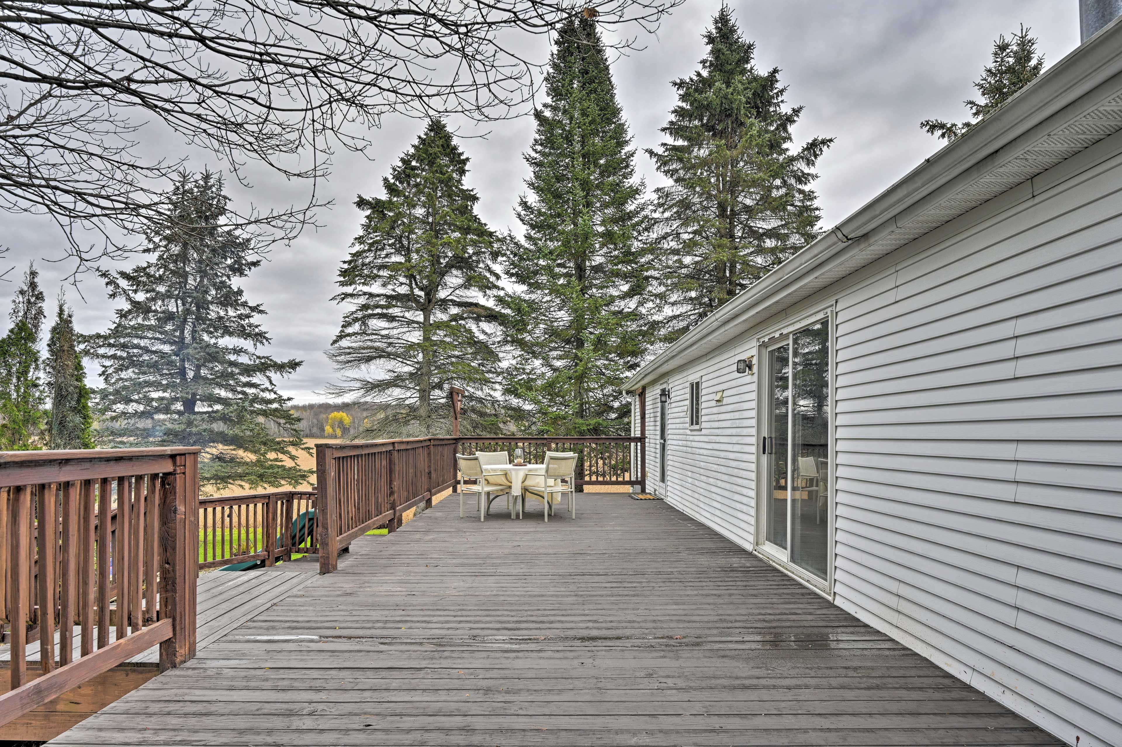 Deck | 1st Floor | Stairs Required