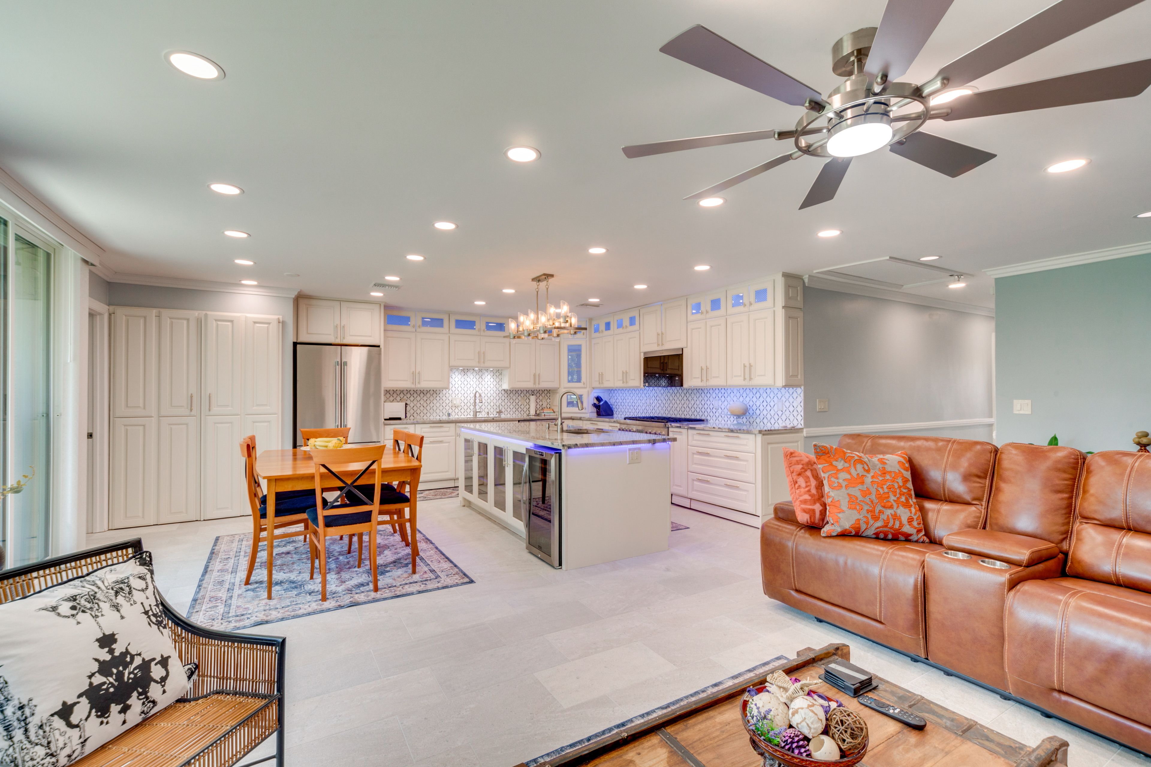 Living Room | Central A/C & Heating | Open Floor Plan