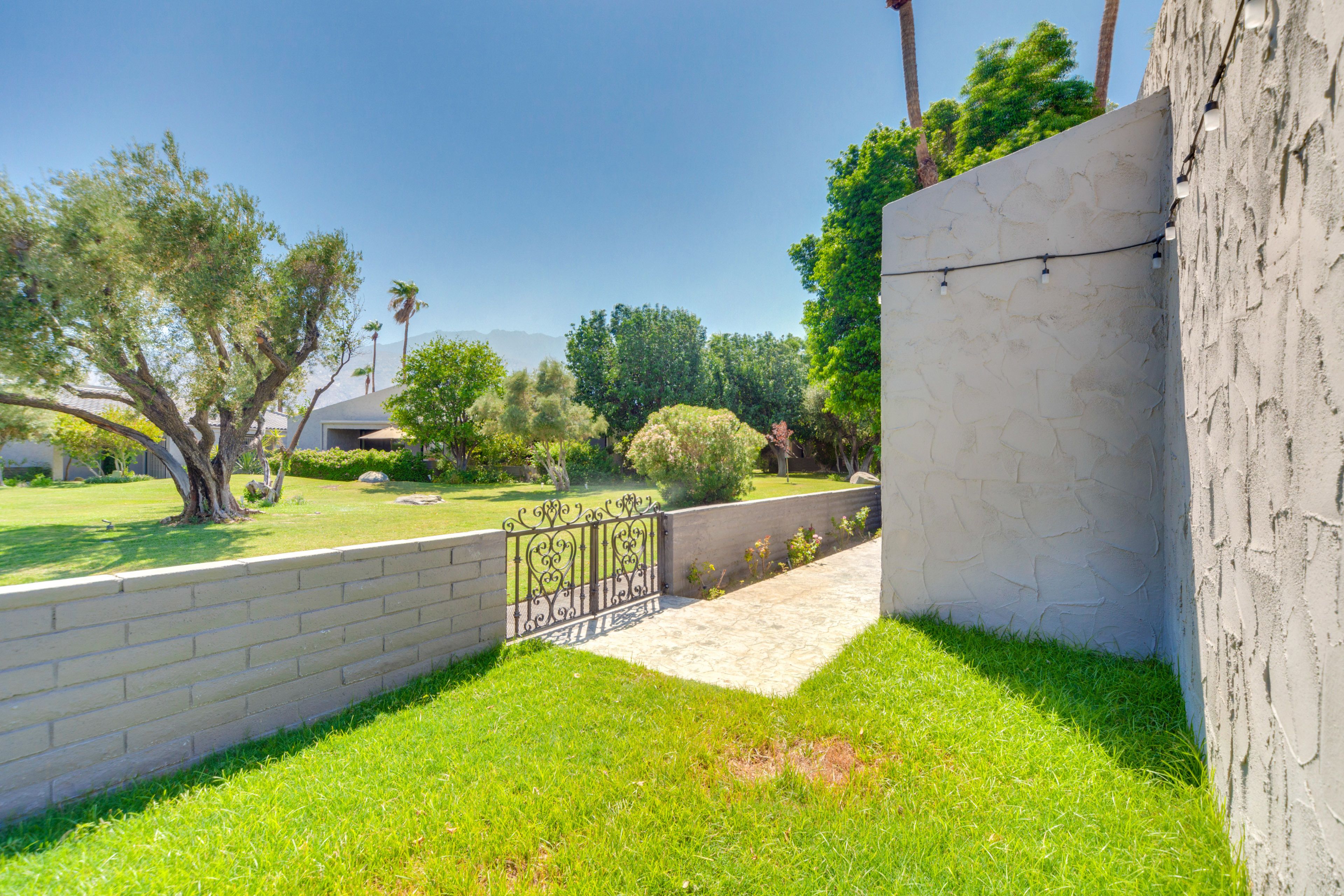Fenced Front Yard