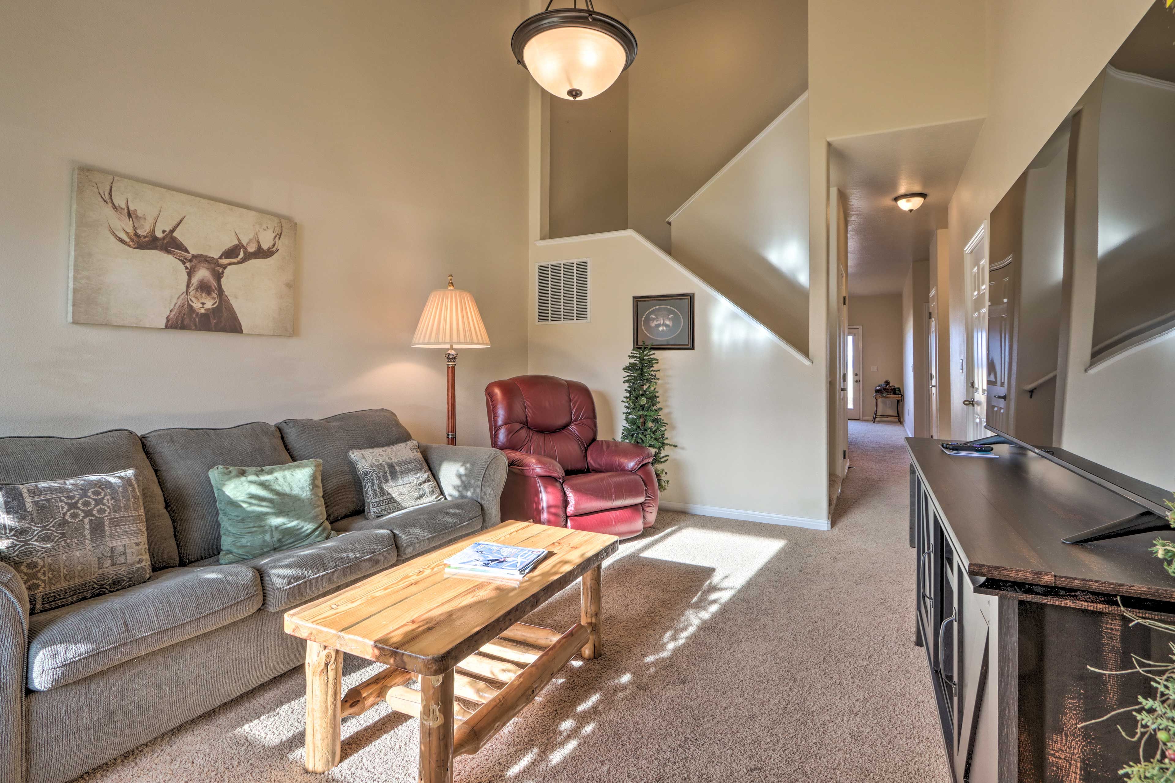 Living Room | Sleeper Sofa | Central Heating | Electric Heating