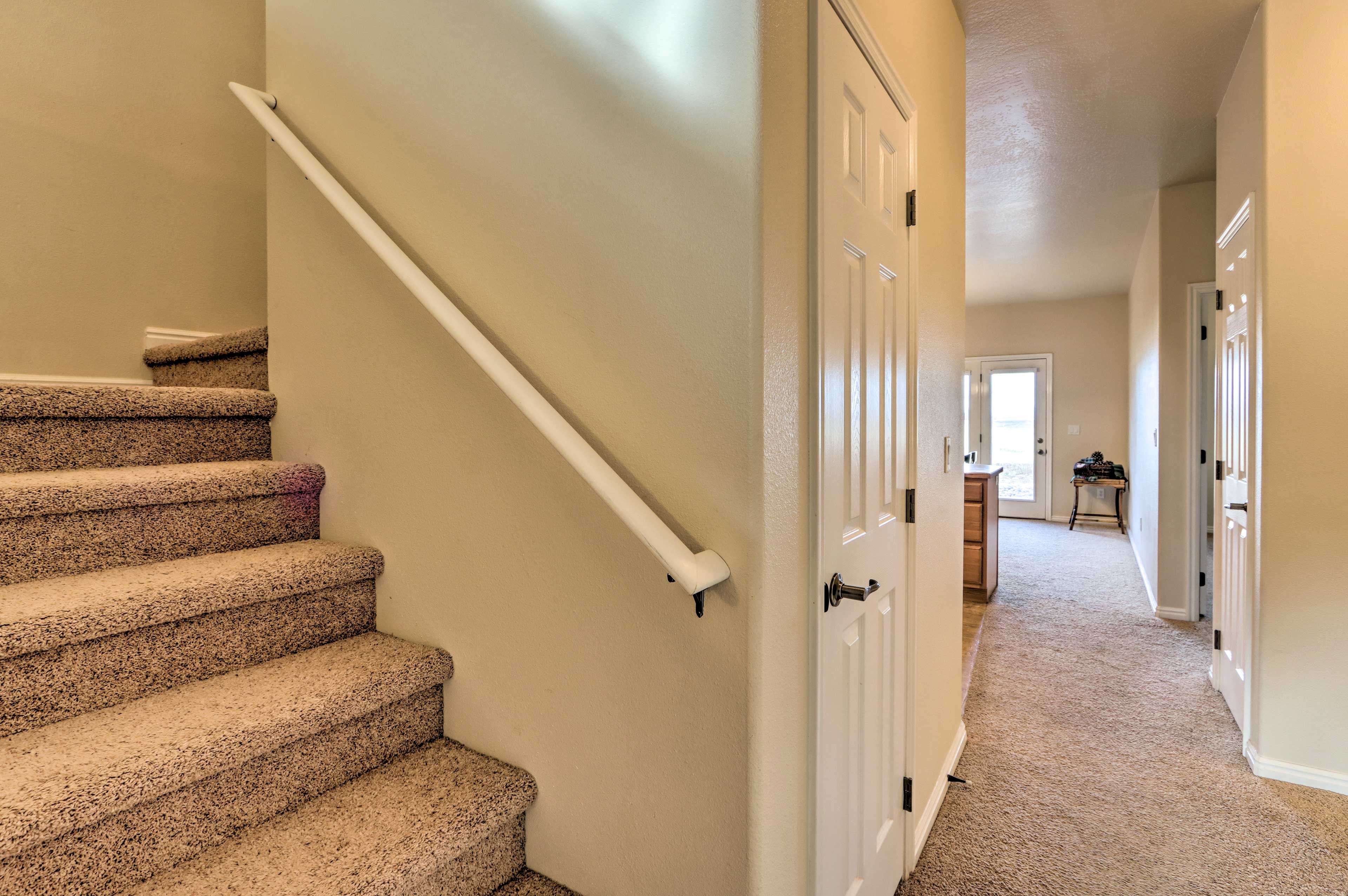 Stairs to Bedrooms 2 & 3