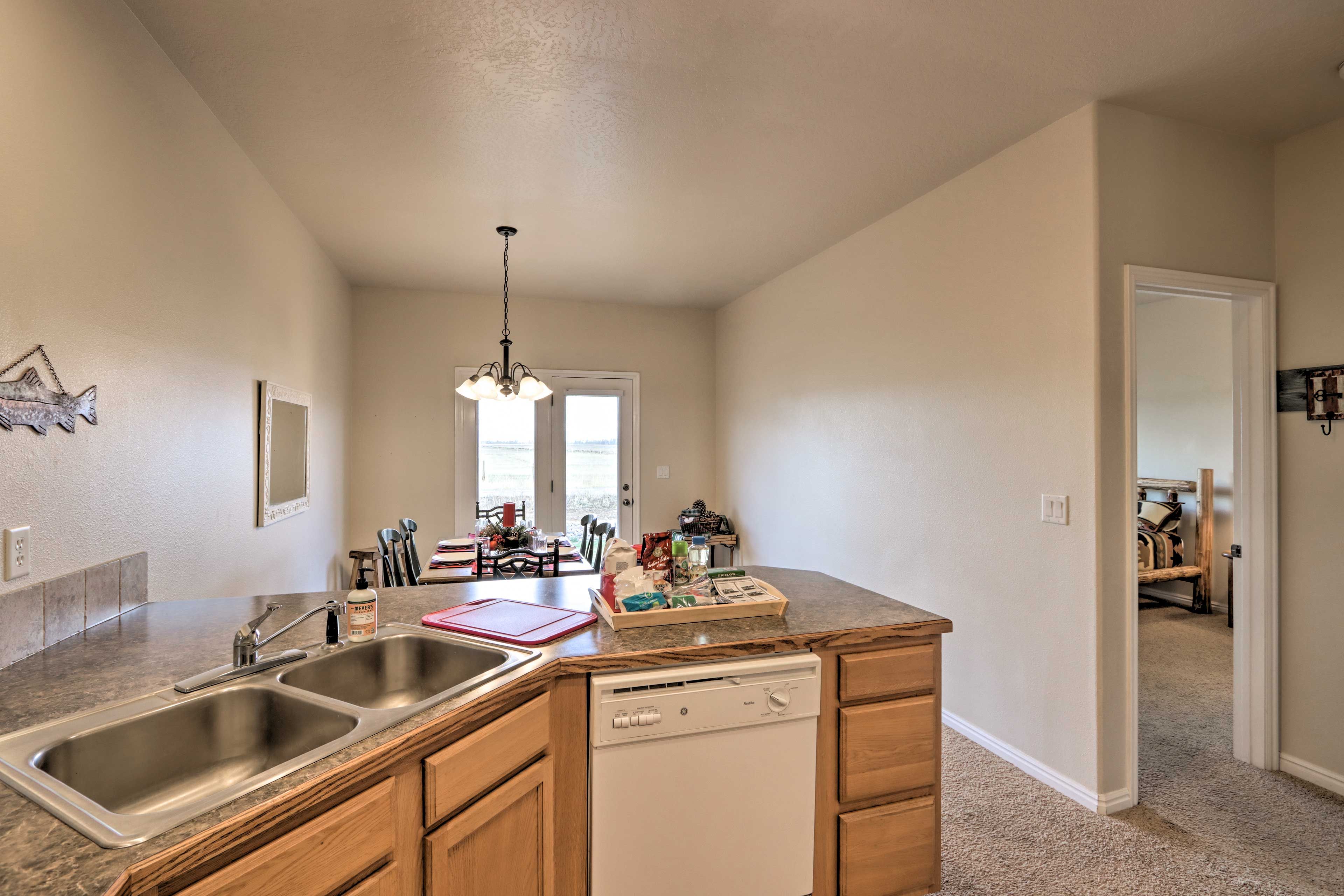 Kitchen | Doorway to Bedroom 1