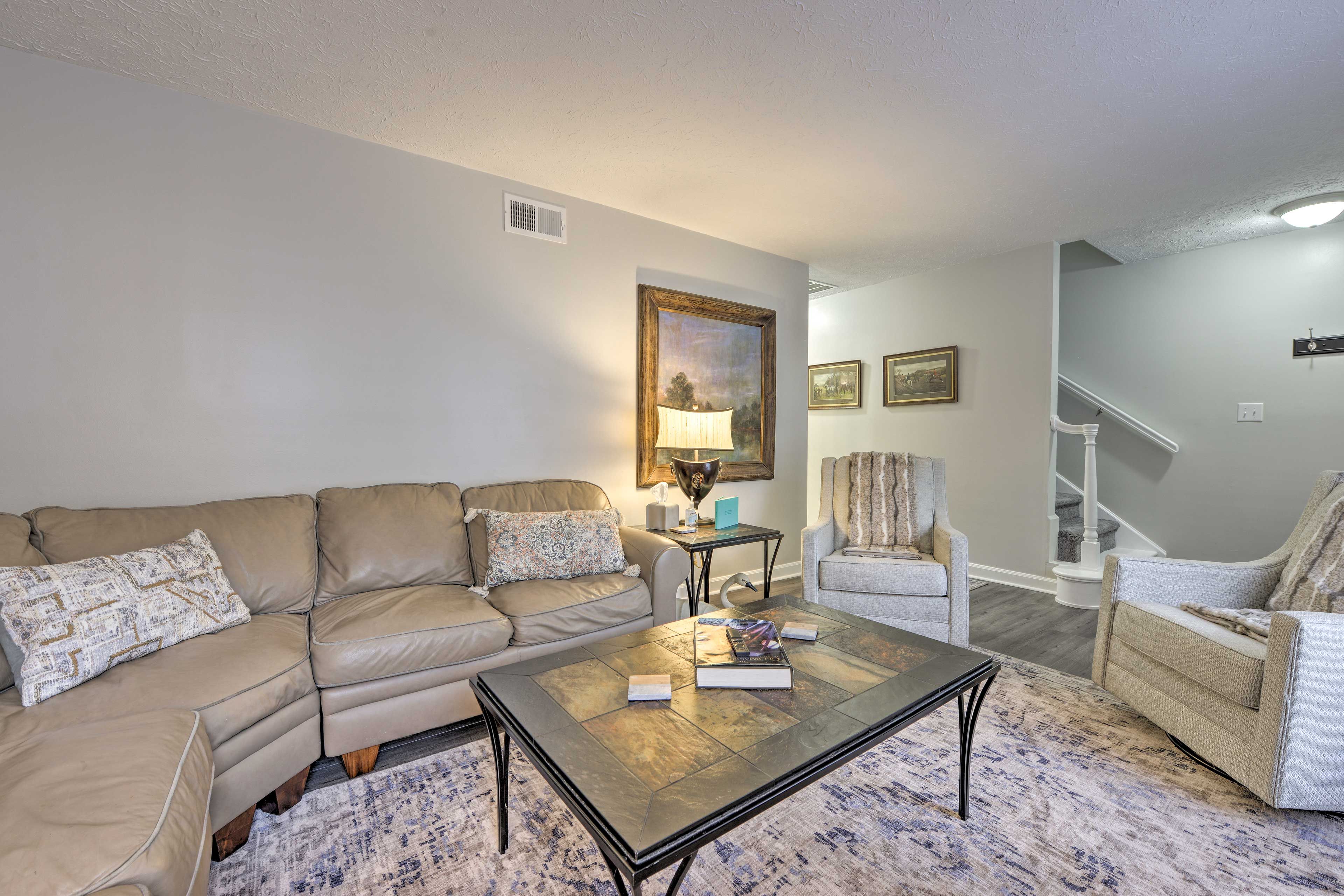 Living Room | Central Heat & A/C