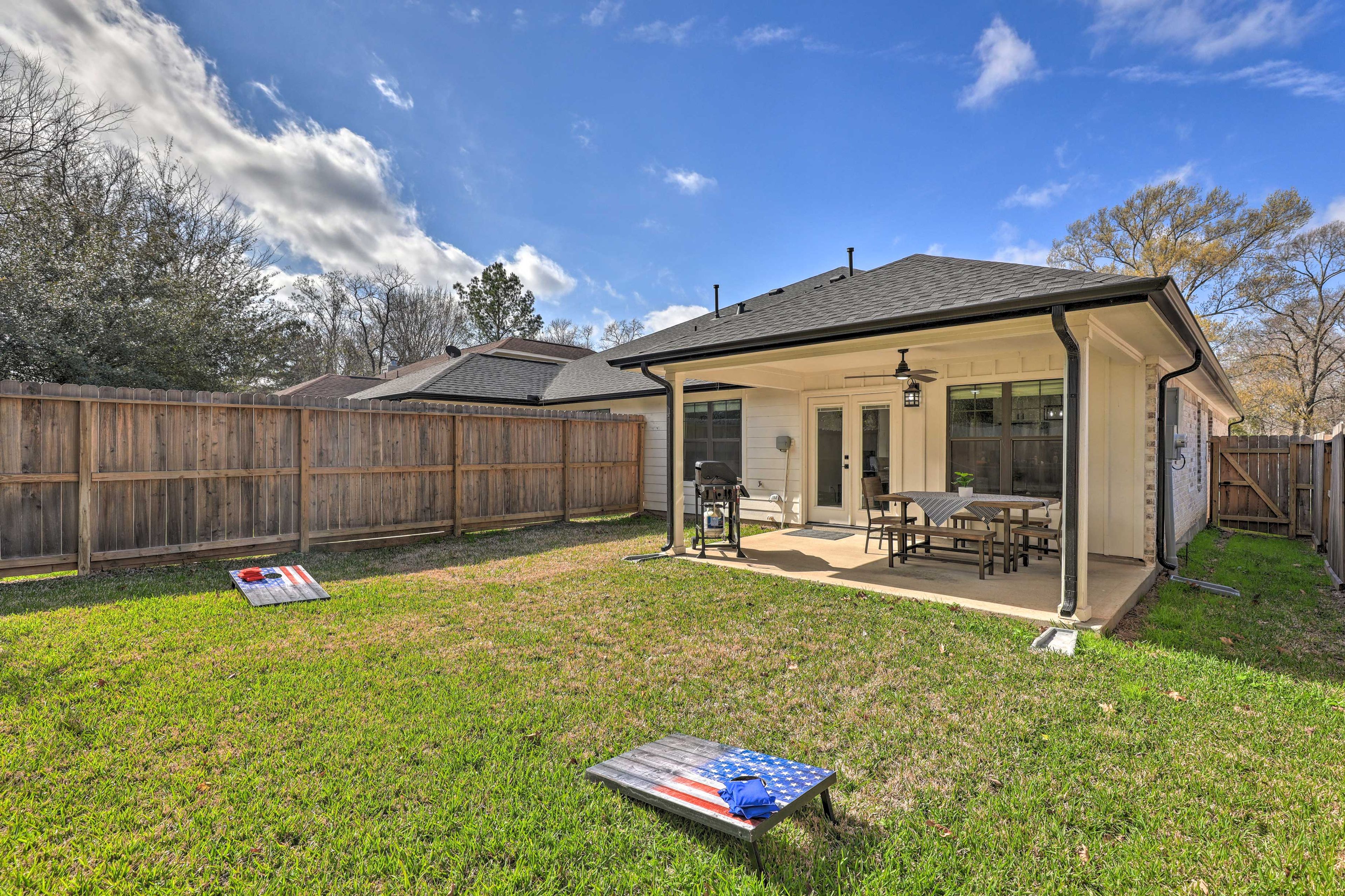 Fenced-In Backyard