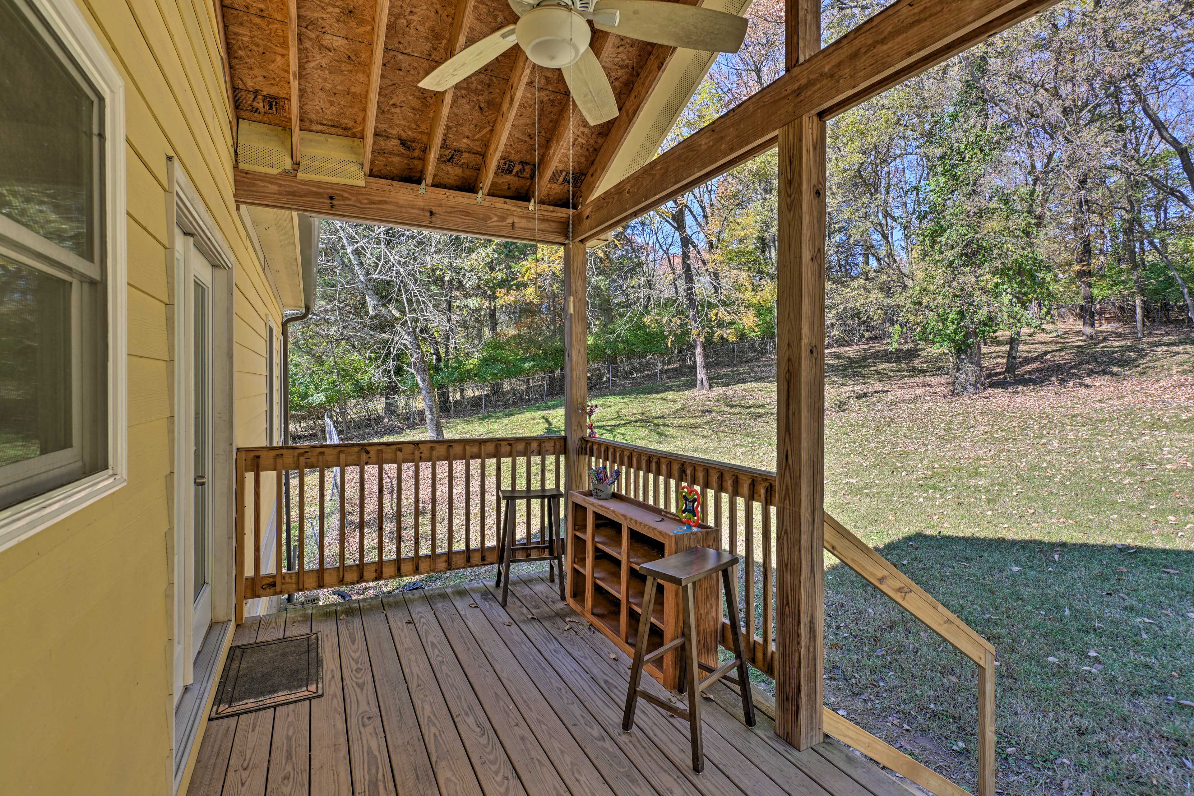 Back Porch | Private Yard (Fenced)