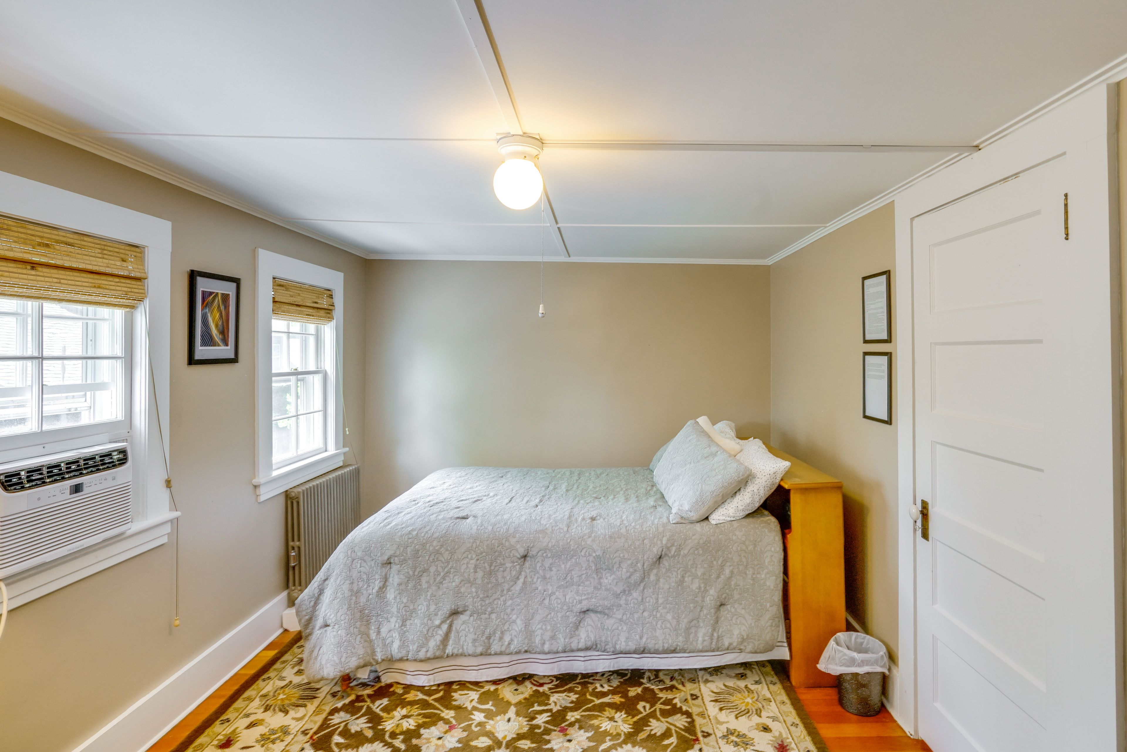Bedroom 5 | 3rd Floor | Full Bed | Window A/C Unit