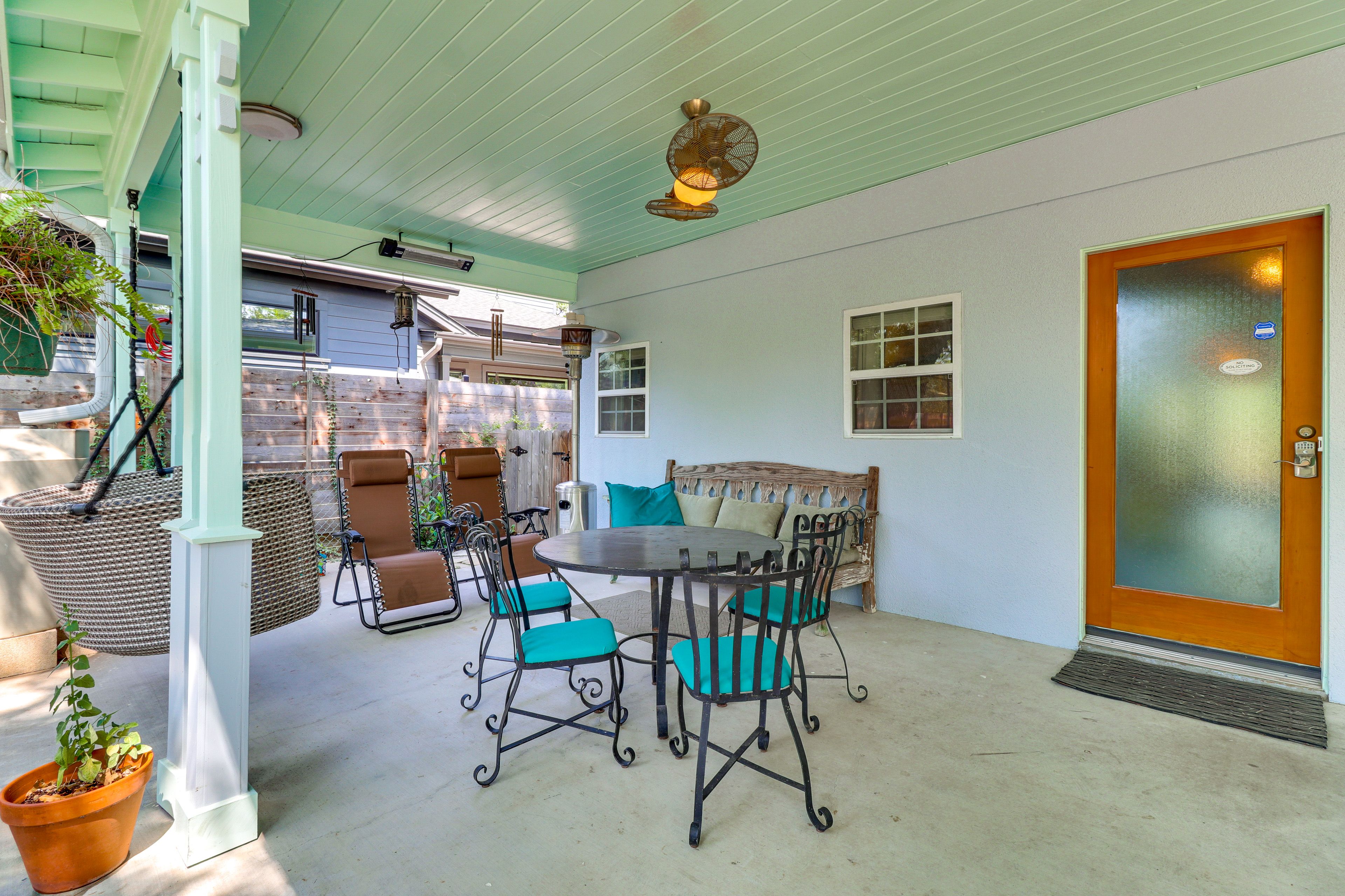 Patio | Outdoor Heater | Swing