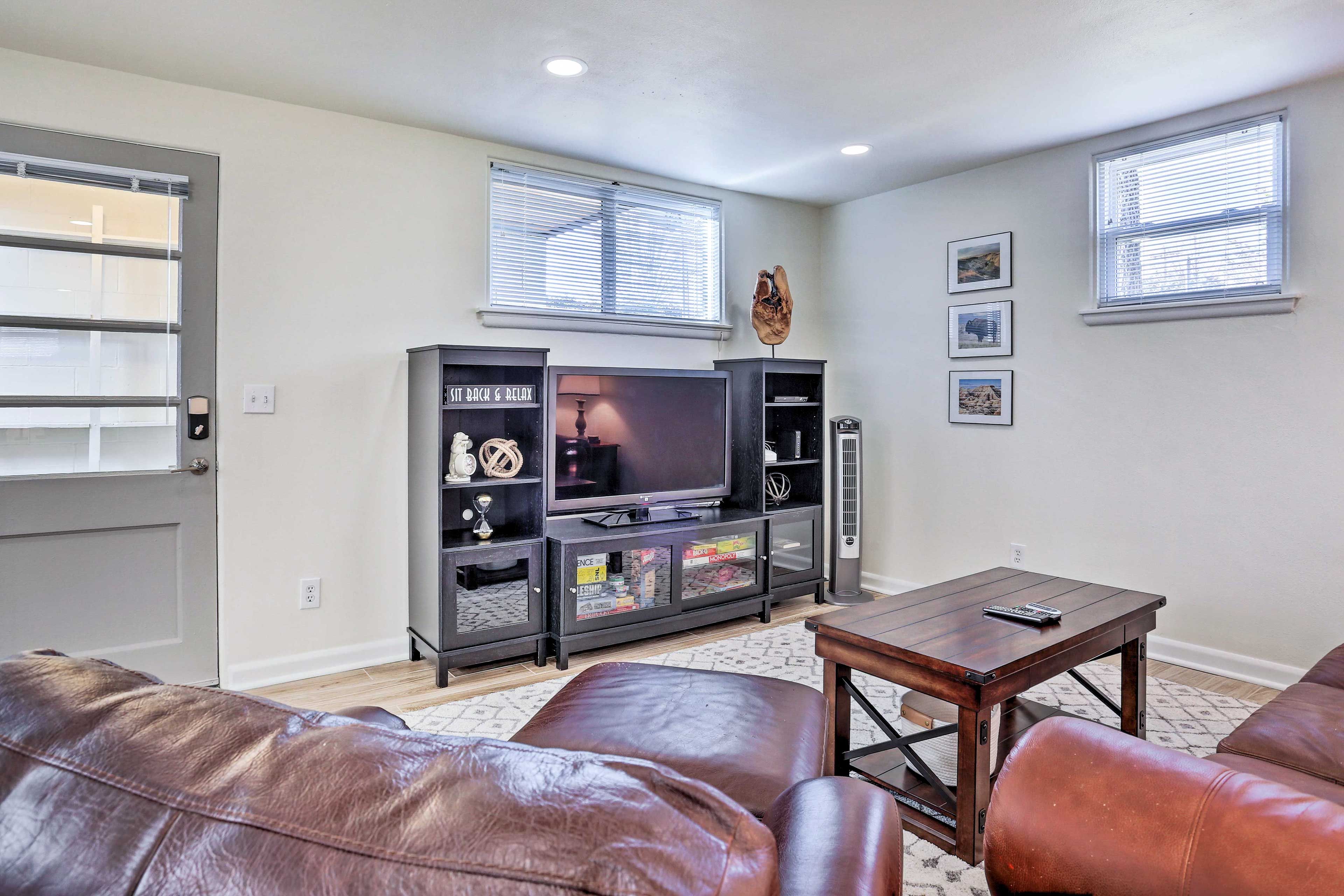 Living Room | DVD Player | Books
