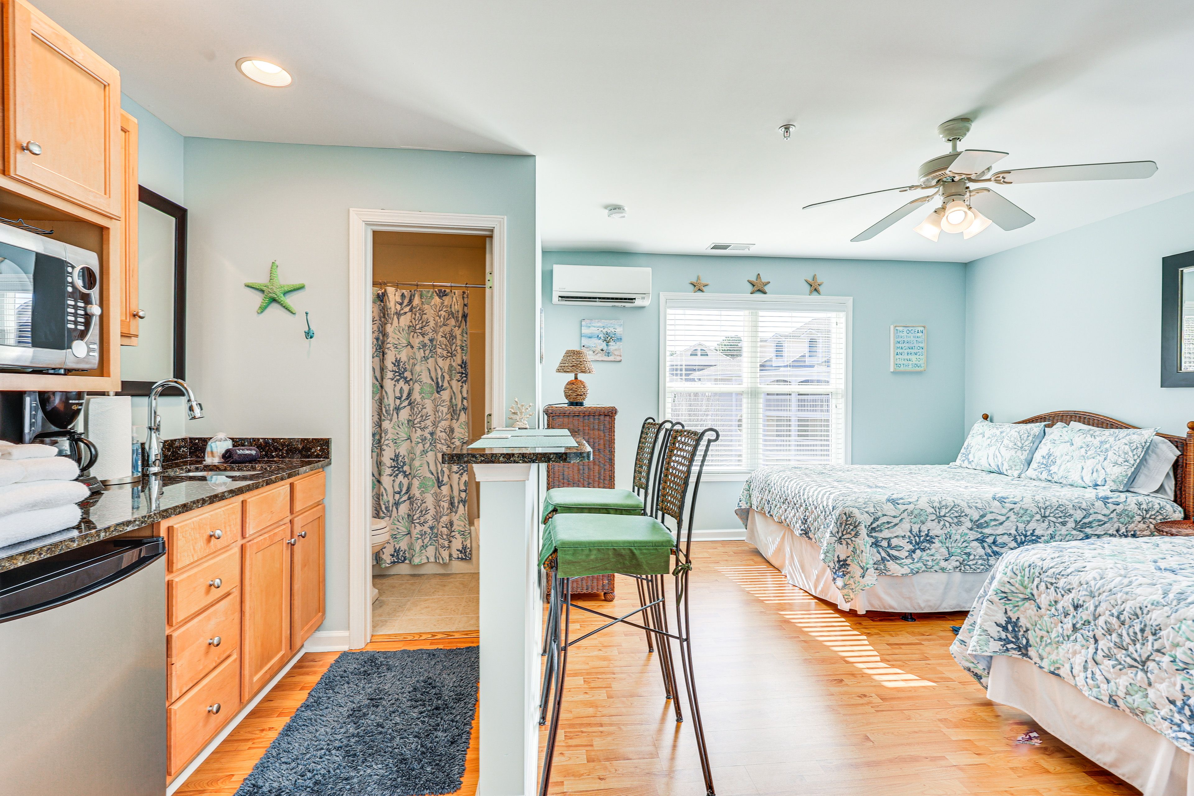 Bedroom 2 | Queen Bed | Full Bed | Kitchenette
