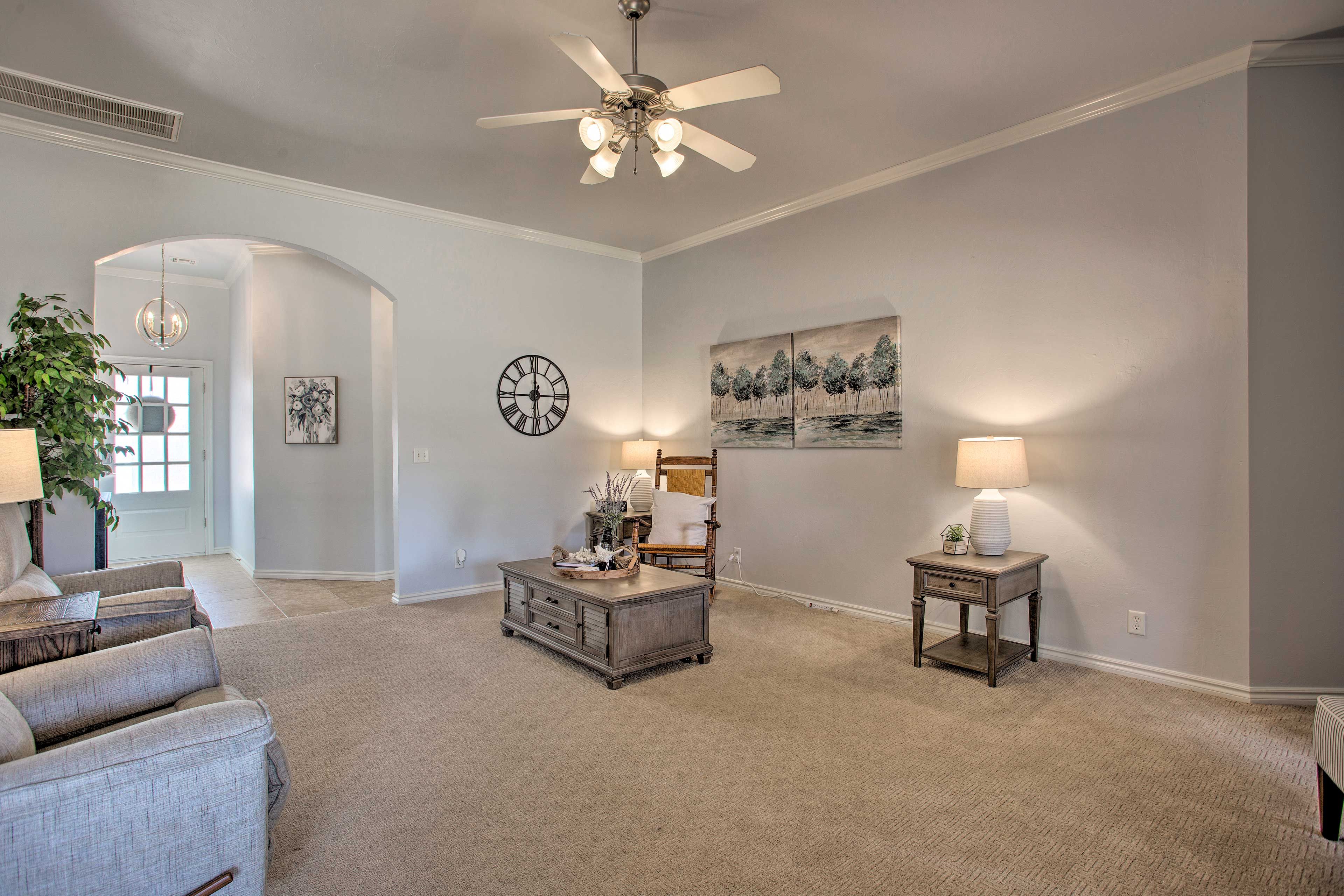 Living Room | Central A/C & Heating