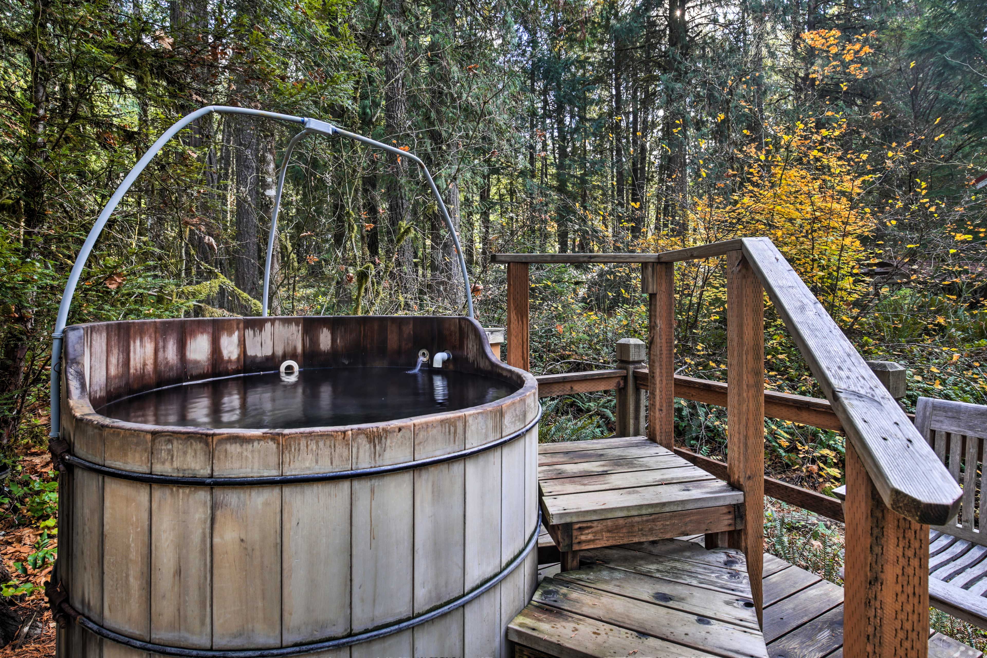 Spring-Fed Hot Tub