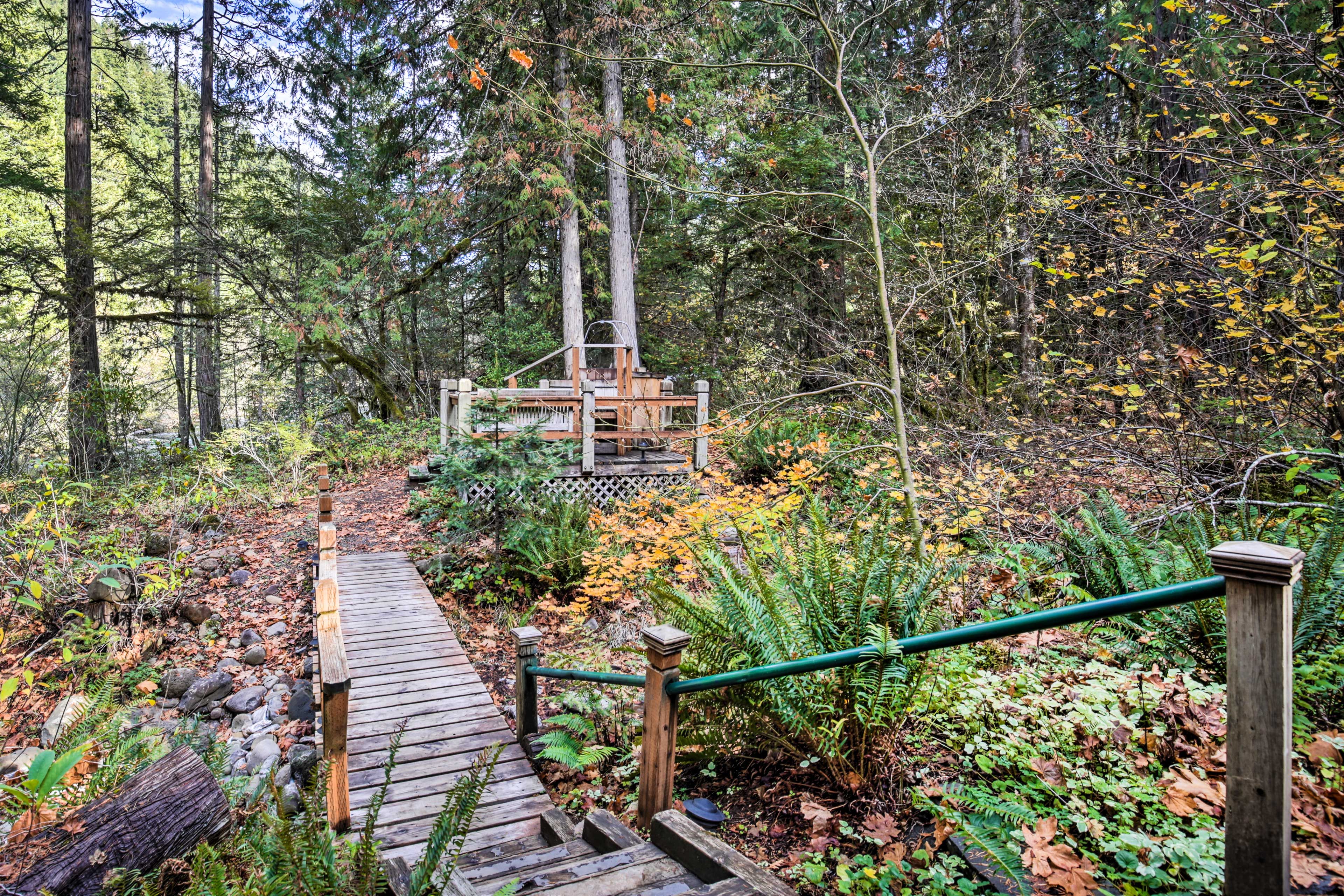 Access to Spring-Fed Hot Tub